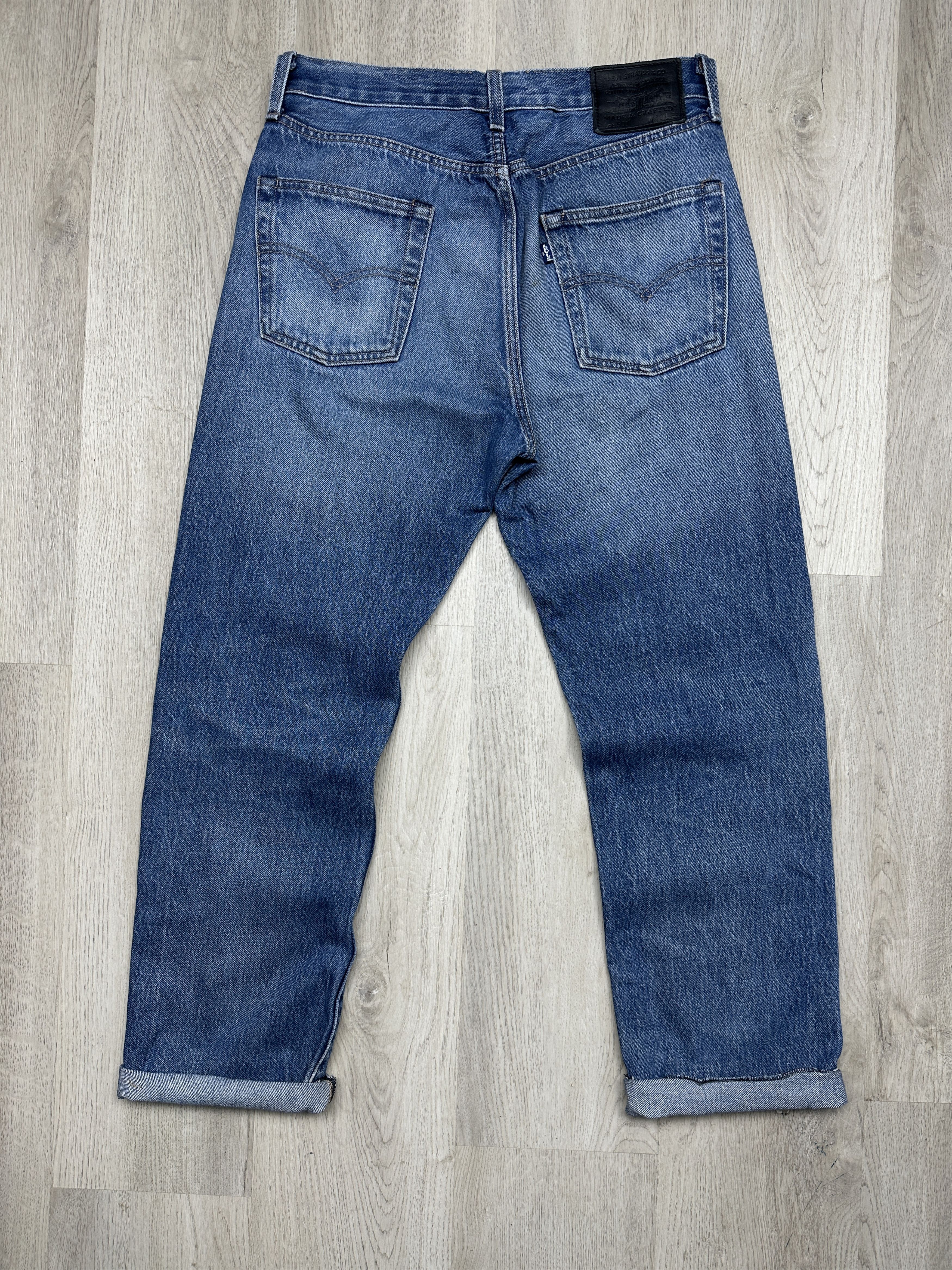 Levi's Levi's 512 Made & Crafted Mens Salvage Denim Pants Jeans Size US 30 / EU 46 - 1 Thumbnail