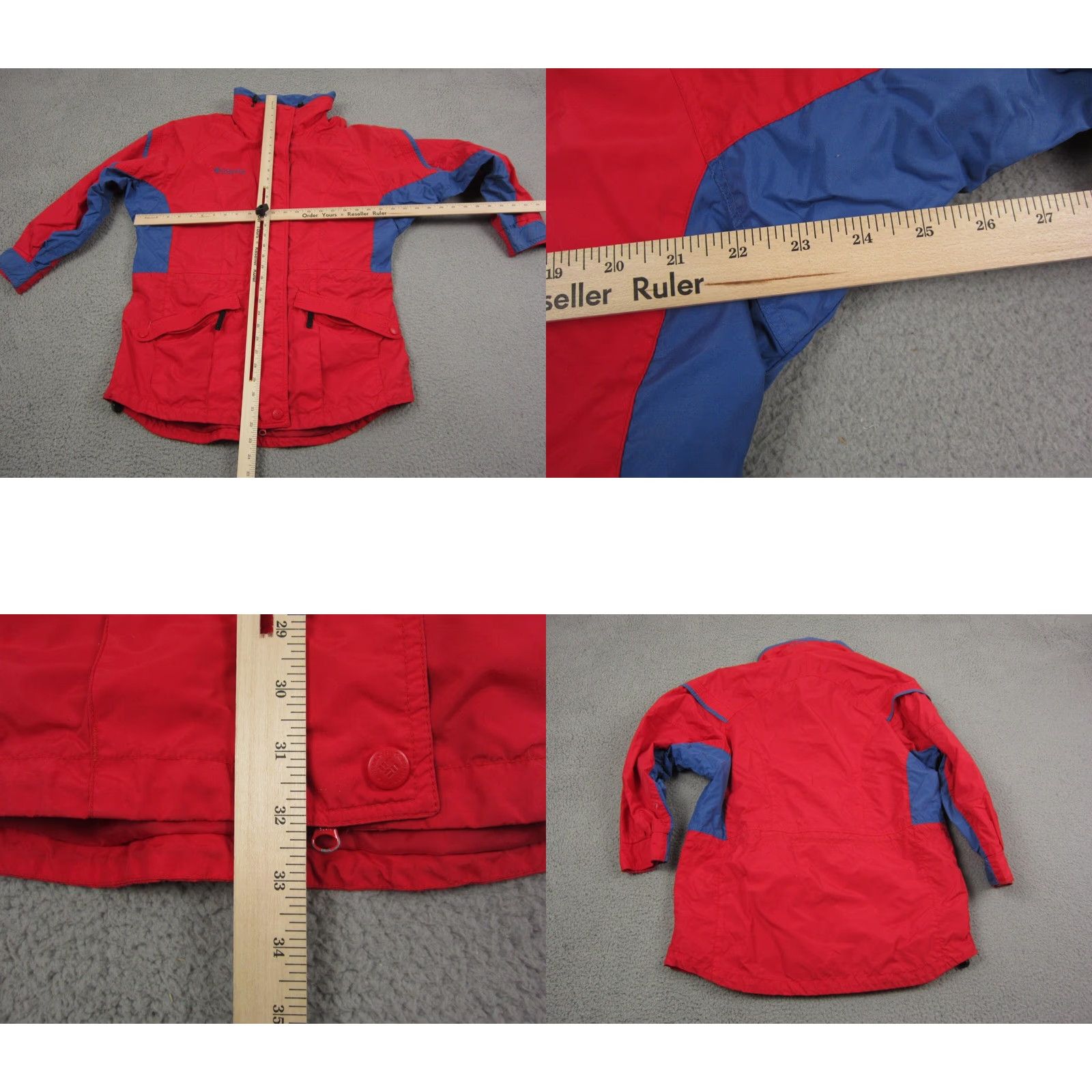 Vintage Columbia Jacket Womens M Red Full Zip Windbreaker 90s Vintage Style Windbreaker Columba? Size M / US 6-8 / IT 42-44 - 8 Thumbnail