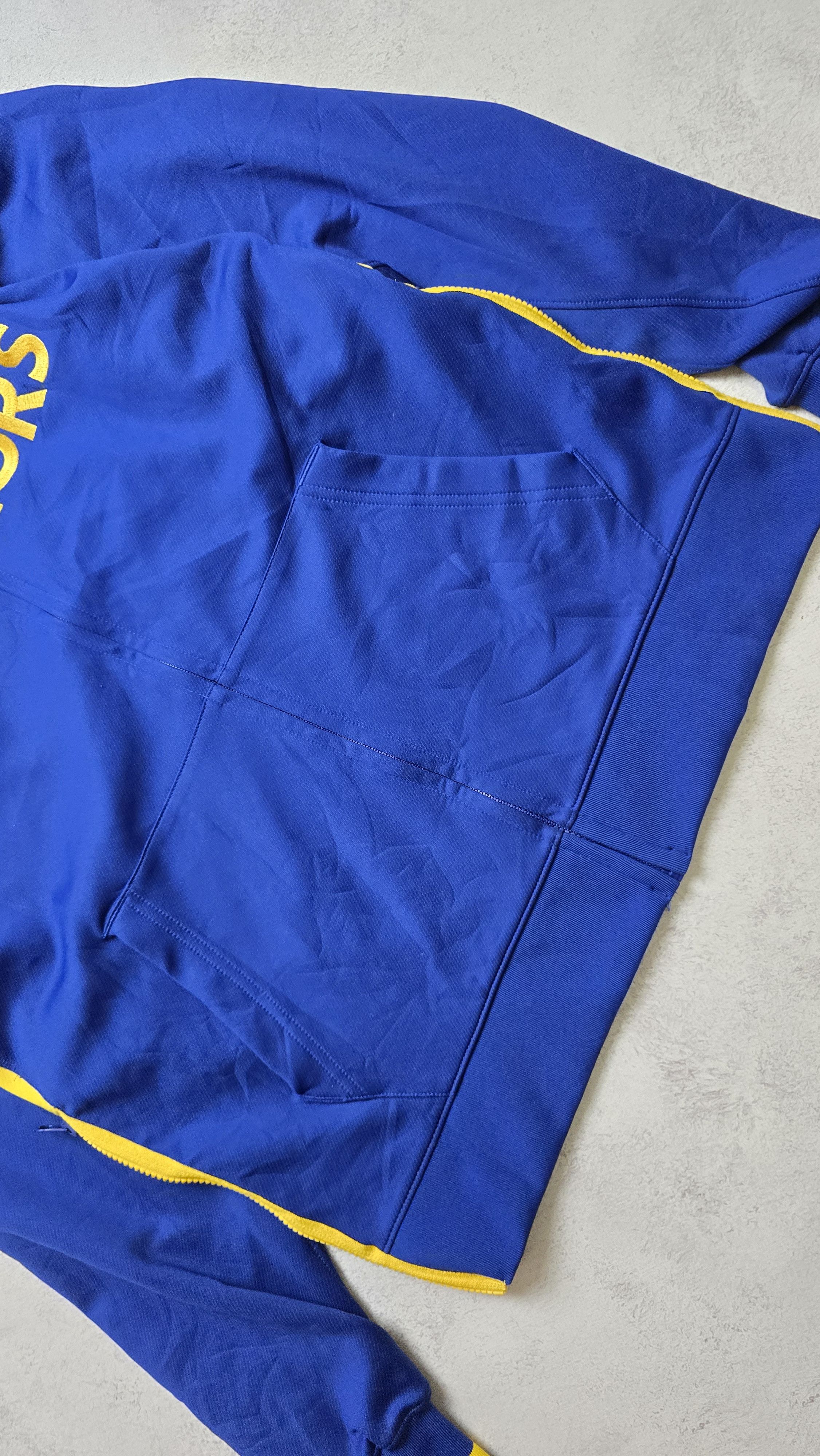 Nike GOLDEN STATE WARRIORS SHOWTIME DRI-FIT NBA FULL-ZIP HOODIE Size US M / EU 48-50 / 2 - 8 Thumbnail