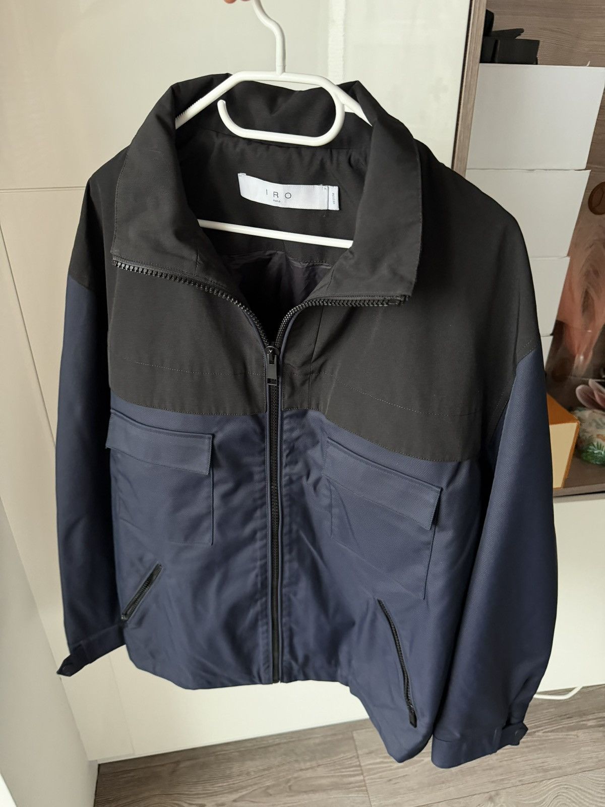 Iro IRO Spring /Summer 2022 Blue/Black Barnes Paris Jacket Size US M / EU 48-50 / 2 - 6 Thumbnail