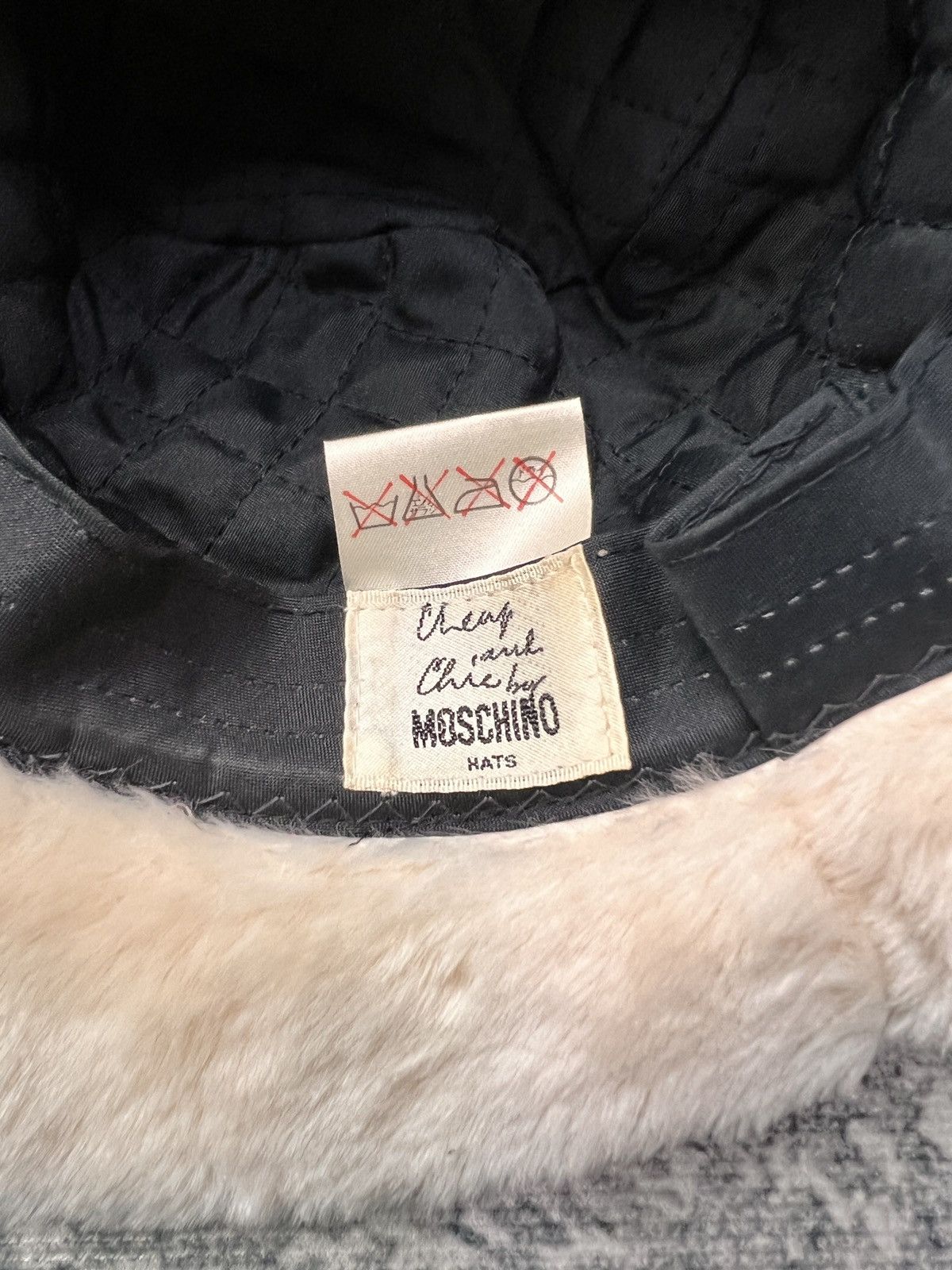 Moschino Moschino Faux Fur Fluffy Winter Hat Size ONE SIZE - 5 Thumbnail