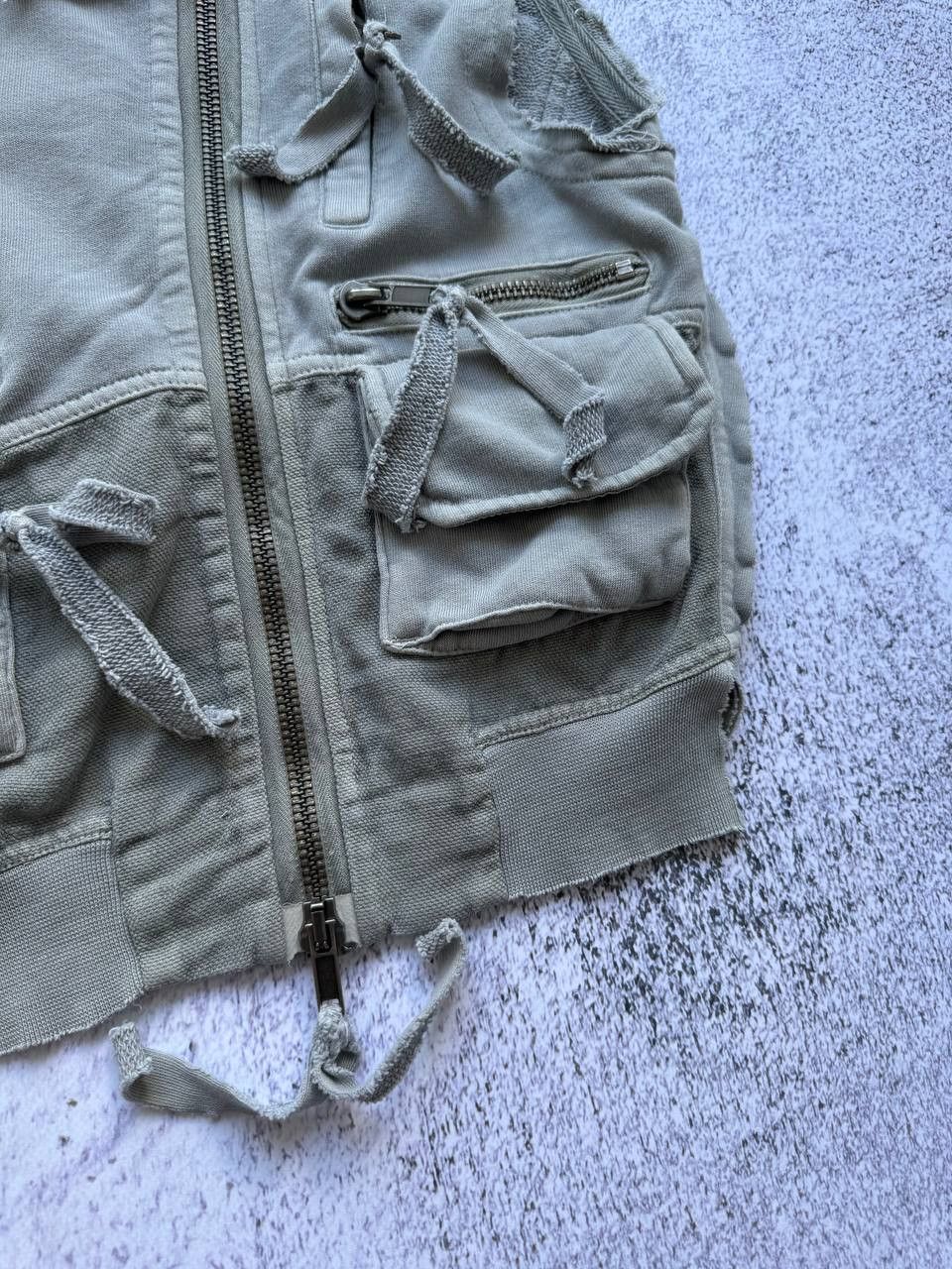 Designer × Haider Ackermann HAIDER ACKERMANN CROPPED VEST MULTI POCKET WAISTCOAT JACKET Size S / US 4 / IT 40 - 5 Thumbnail