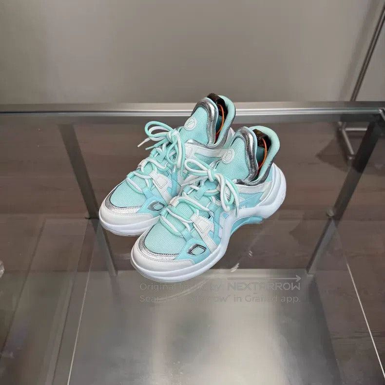 Louis Vuitton Louis Vuitton Archlight 1.0 Mint Green shoes Size US 8 / IT 38 - 1 Thumbnail