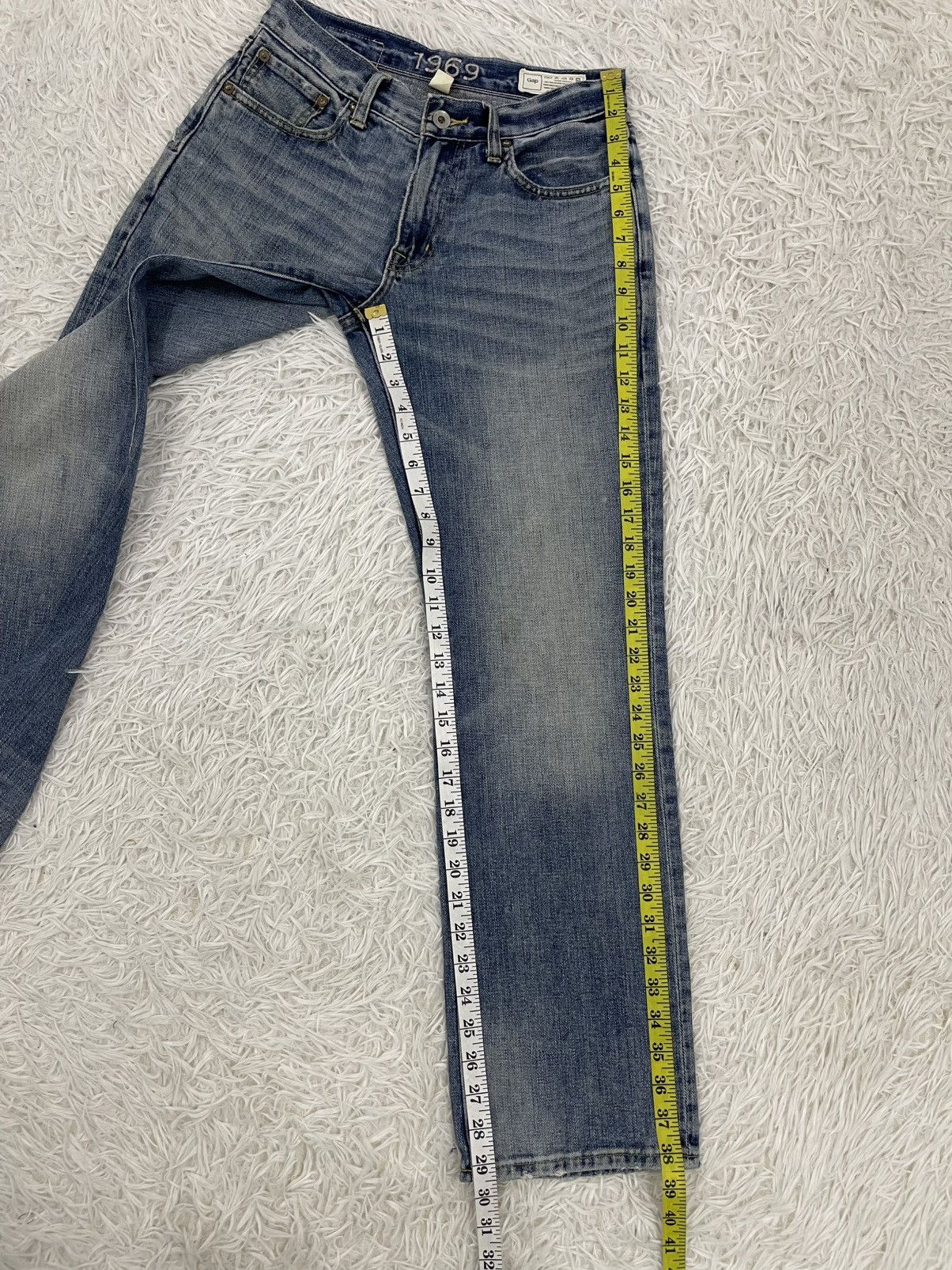 Gap Gap 1969 Regular Fit Straight Jeans Pant Size US 28 / EU 44 - 12 Thumbnail