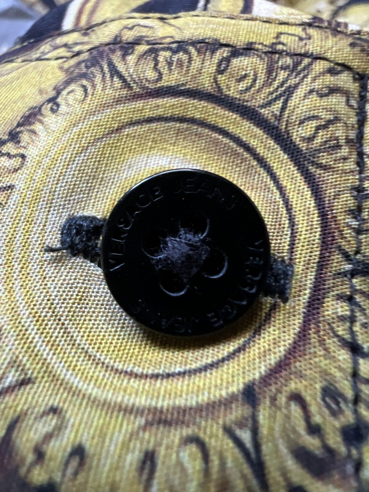 Versace Versace Baroque Print Shirt Black/Gold Men’s Long Sleev Size US L / EU 52-54 / 3 - 16 Thumbnail