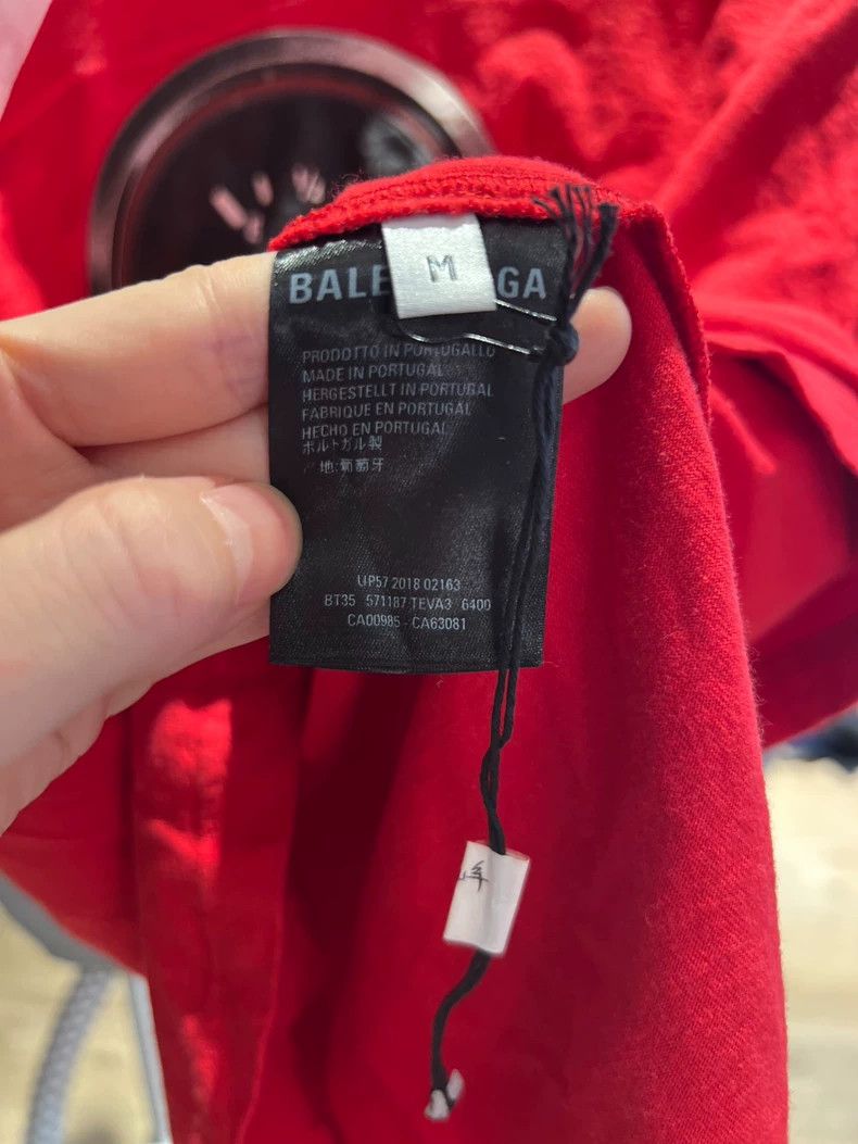 Balenciaga Balenciaga Bright Red Oil Dial Short Sleeve - Very Stylish Size US M / EU 48-50 / 2 - 4 Thumbnail