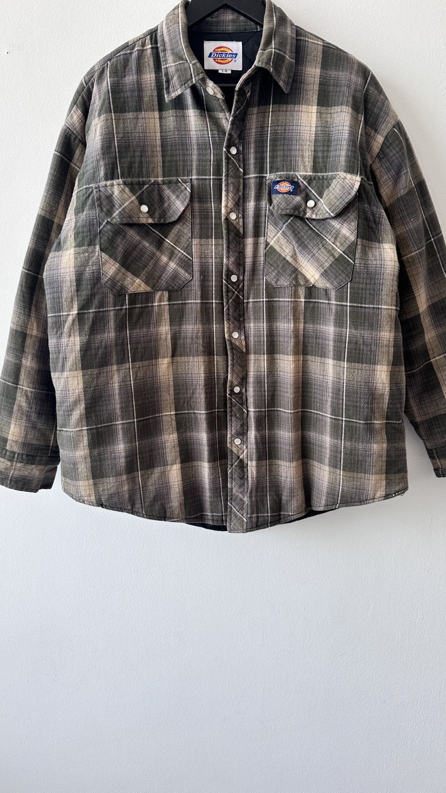 Dickies Dickies Lined Plaid Shirt Jacket Checkered Quilted Flannel Size US L / EU 52-54 / 3 - 5 Thumbnail