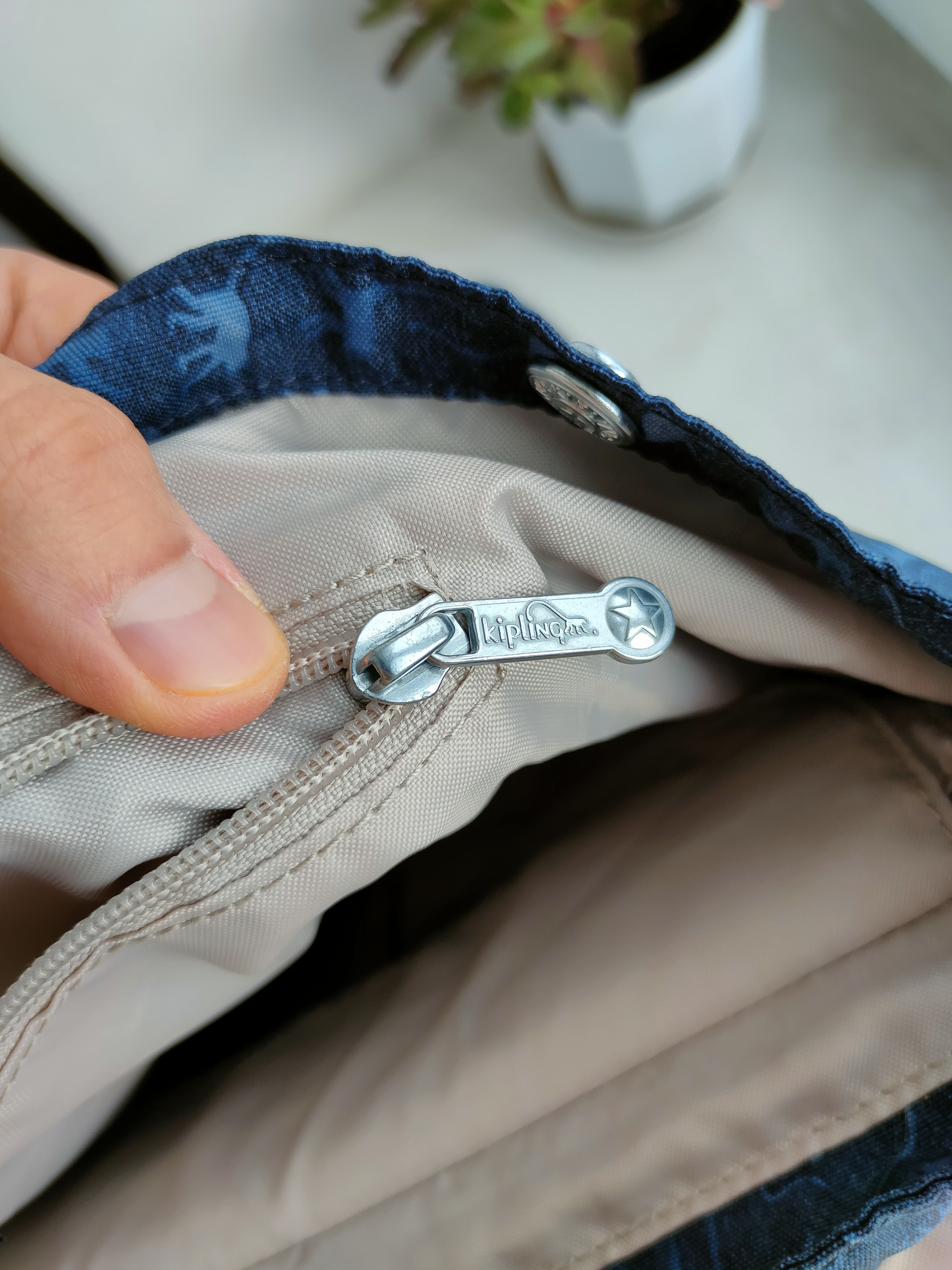 Japanese Brand Kipling Backpack Monogrammed with Monkeys Laptop Backpack Size ONE SIZE - 10 Thumbnail
