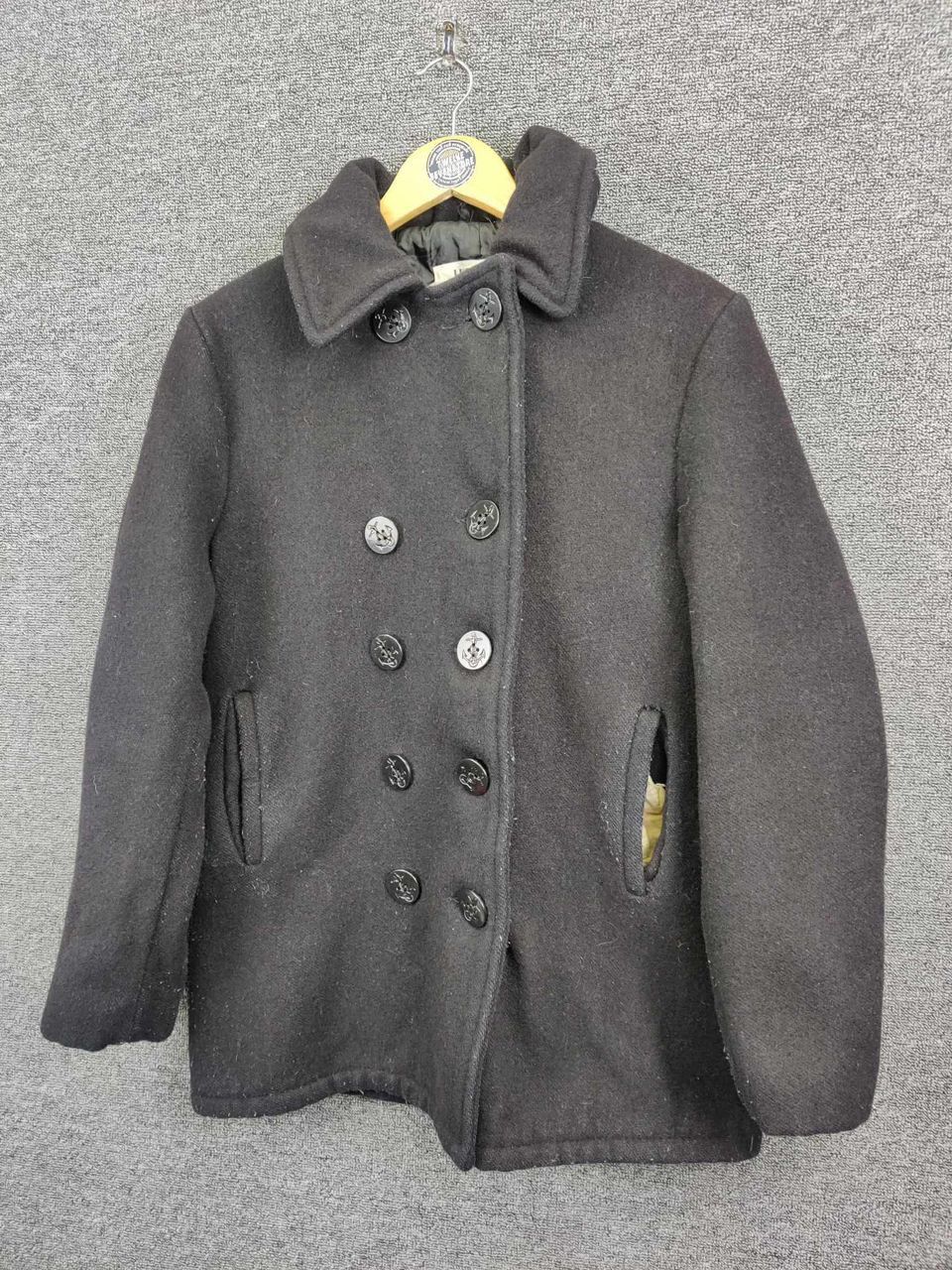 Schott Vintage Schott NYC U.S. 740N Double Breasted Wool Coat Size US M / EU 48-50 / 2 - 2 Thumbnail