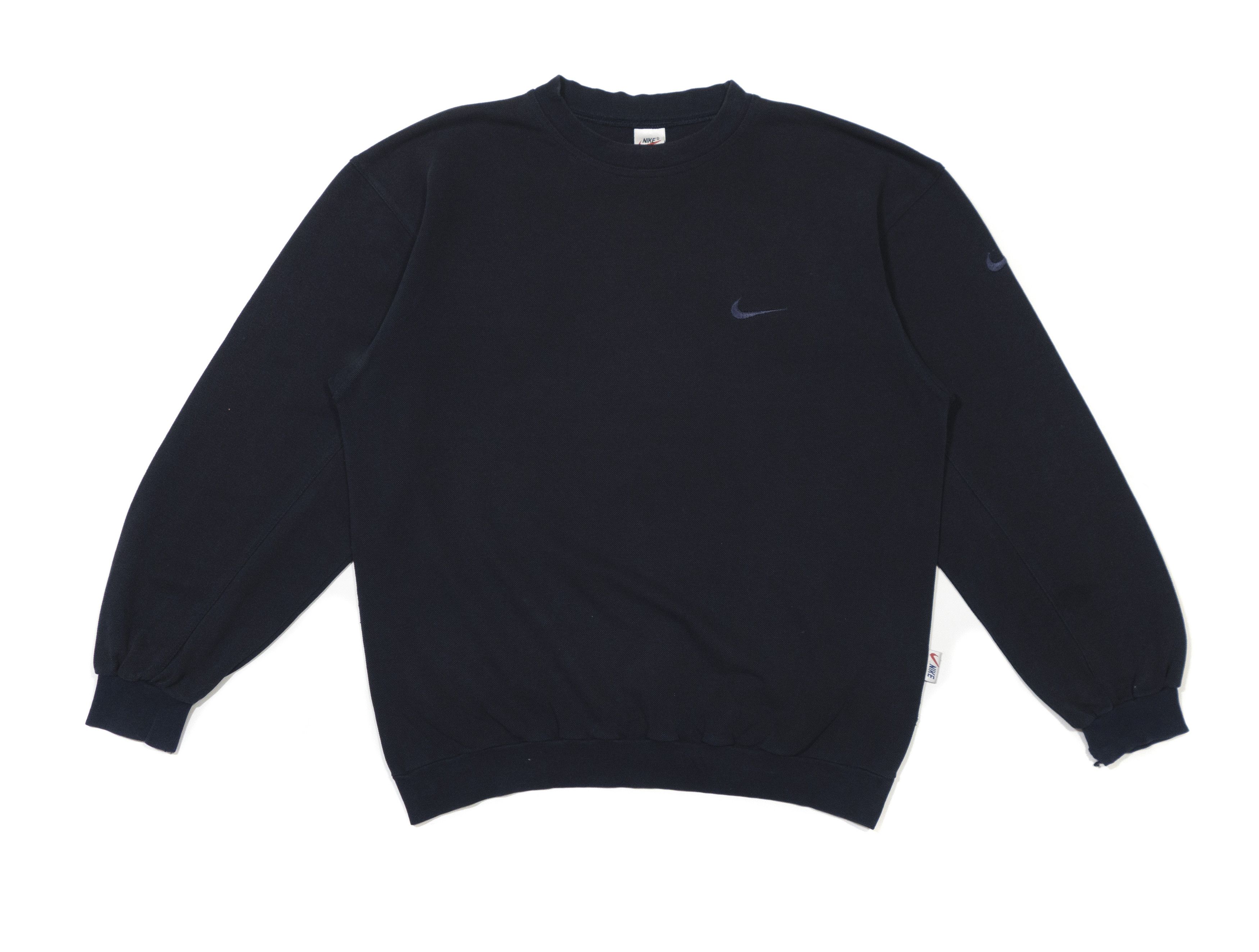 Nike 90S Swoosh Logo Baggy Sweatshirt Size US XL / EU 56 / 4 - 1 Thumbnail