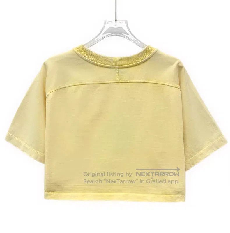 Louis Vuitton Louis Vuitton 24 yellow logo print made old round neck cot Size S / US 4 / IT 40 - 2 Thumbnail
