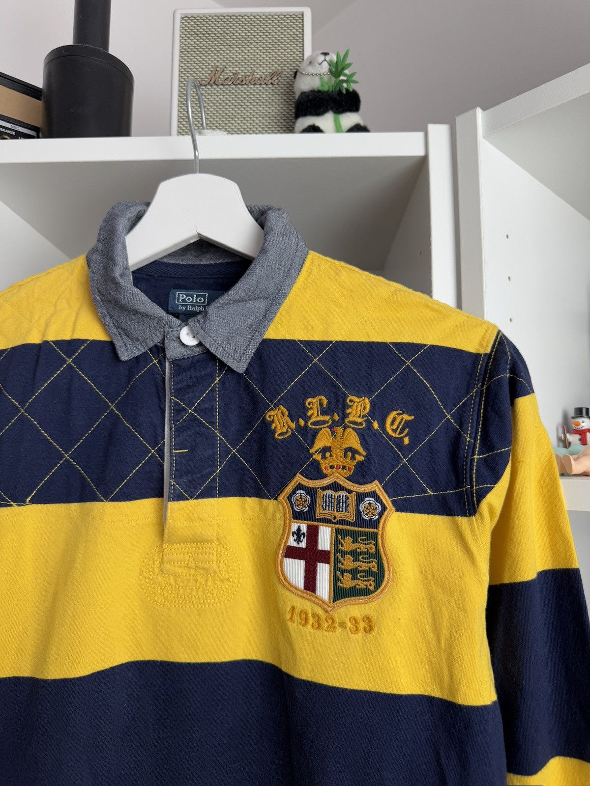 Polo Ralph Lauren × Ralph Lauren × Vintage Vintage y2k Polo Ralph Lauren chief keef style rugby polo XS Size US XS / EU 42 / 0 - 3 Thumbnail