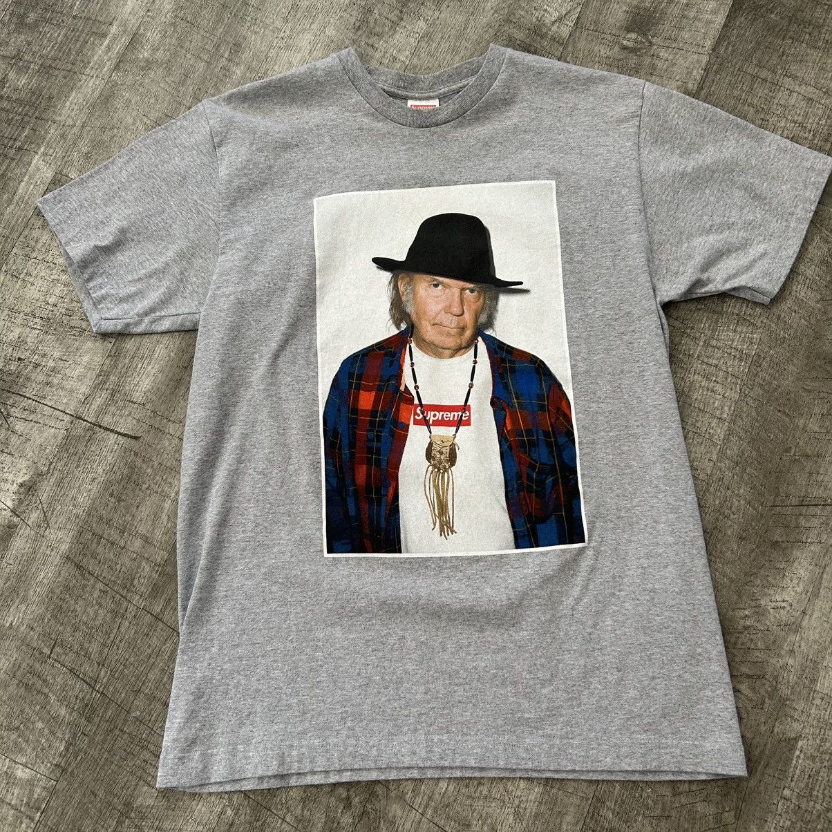 Supreme ニールヤング ブラック M Supreme Neil Young Tee (SS15)