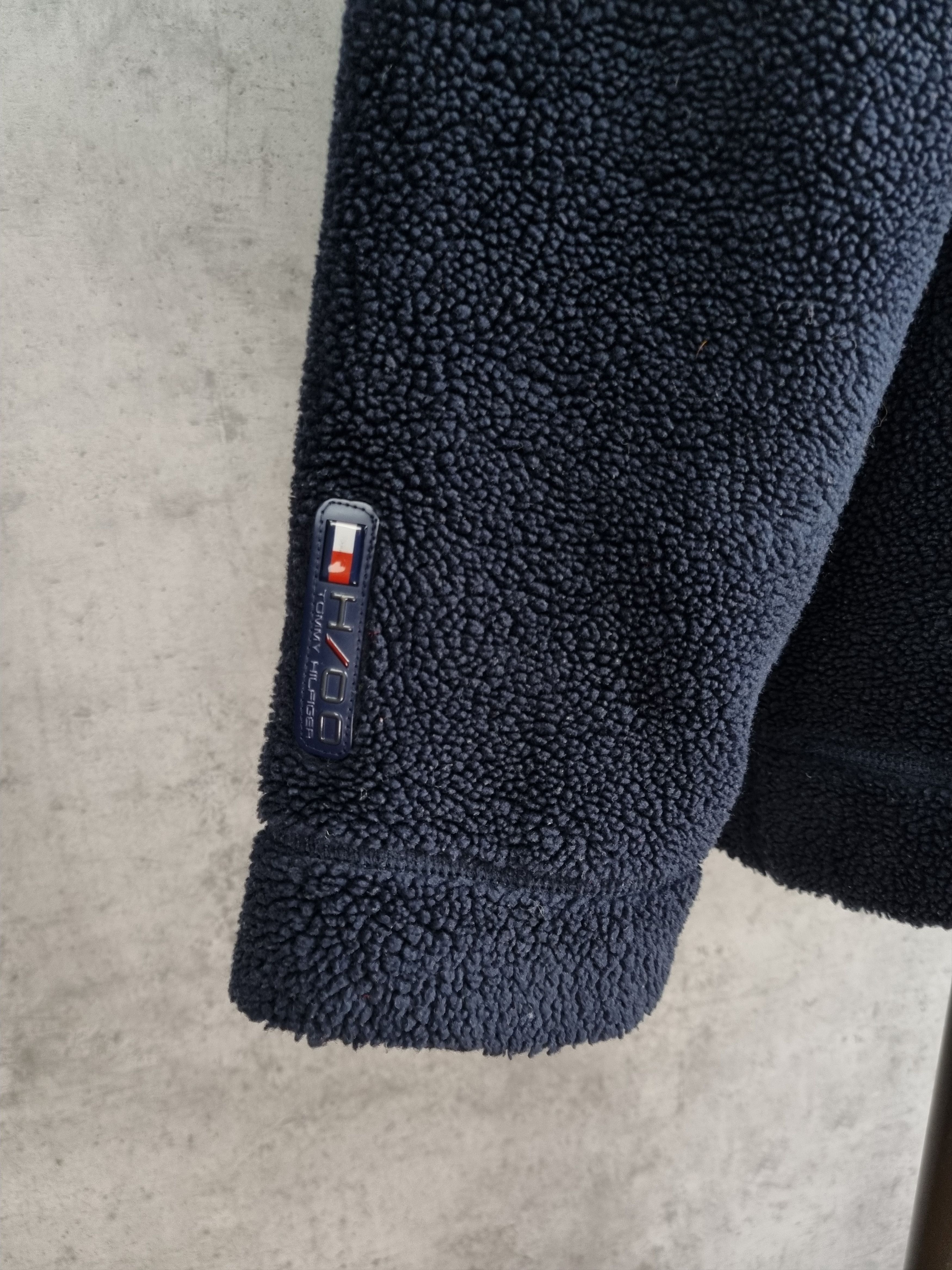 Tommy Hilfiger × Tommy Jeans Rare Tommy Hilfiger half zip up Deep Pile Fleece Navy Size US L / EU 52-54 / 3 - 16 Thumbnail