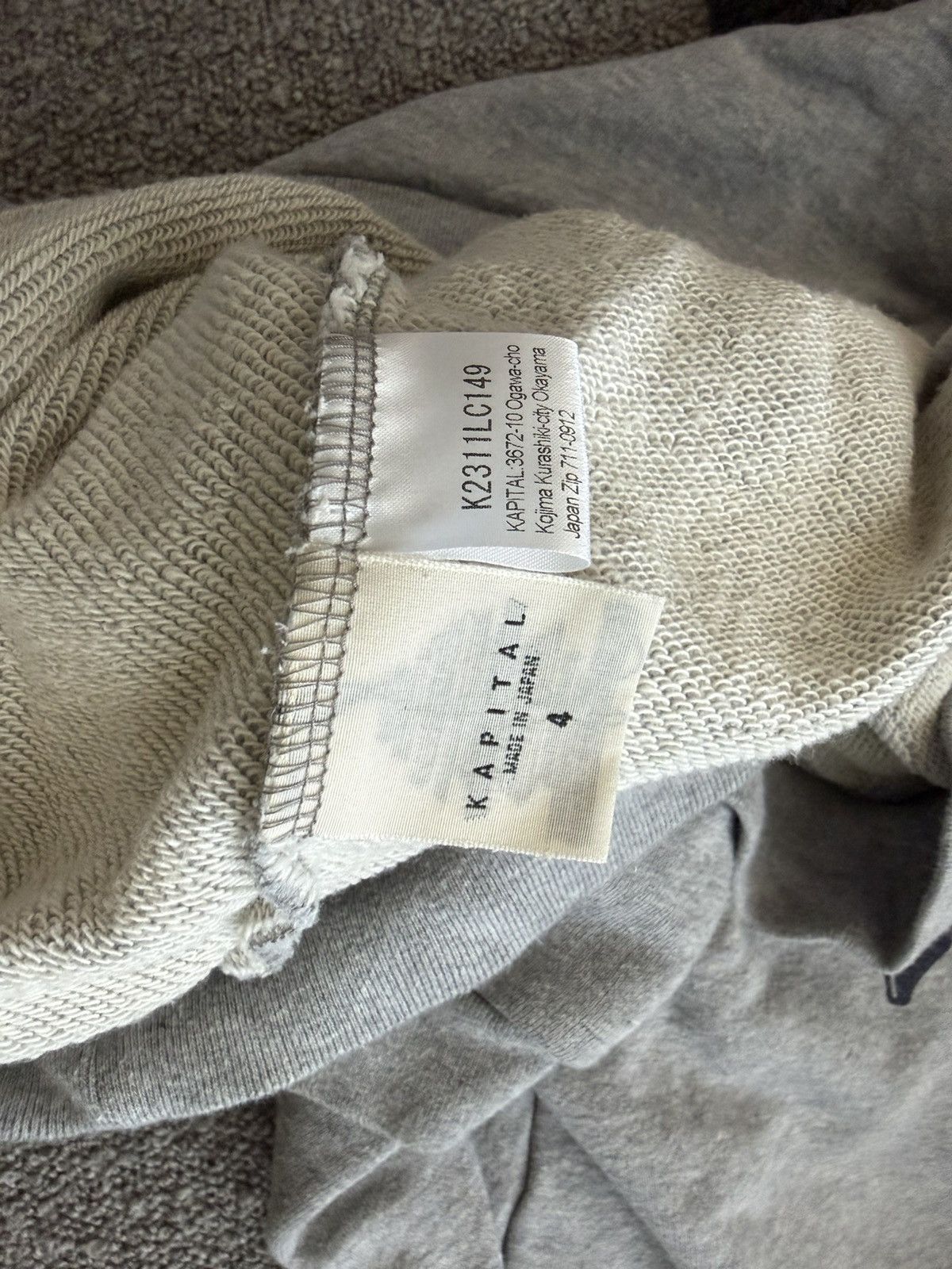 Kapital Kapital Working Class Hero Smiley Sweatshirt Size US XL / EU 56 / 4 - 6 Thumbnail