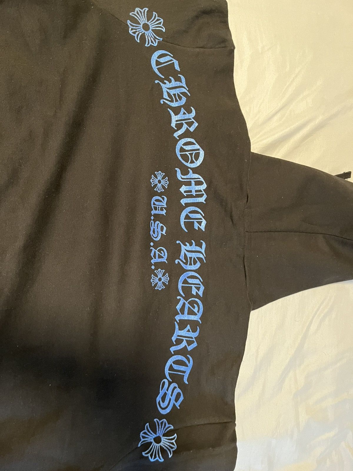 Chrome Hearts Chrome Hearts Friends and Family Blue Horseshoe Logo Hoodie Size US XXL / EU 58 / 5 - 5 Thumbnail