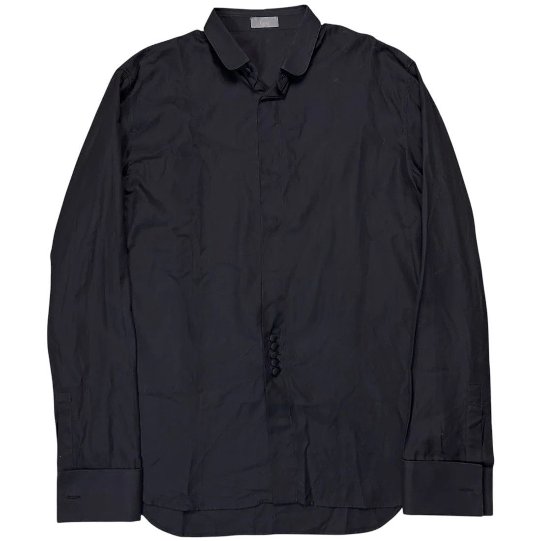 Dior Dior Homme Sailor Button Dress Shirt - SS08 Size US M / EU 48-50 / 2 - 1 Thumbnail