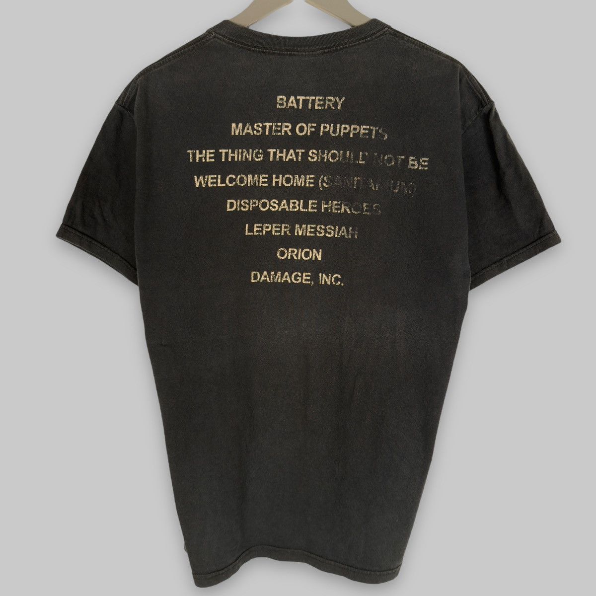 Band Tees Vintage Metallica Master Of Puppets Rock Jerzees T Shirt Size US L / EU 52-54 / 3 - 2 Thumbnail