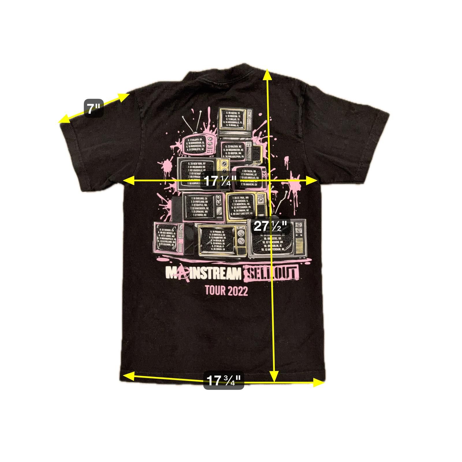 Designer 2022 Machine Gun Kelly Mainstream Sellout Tour T-Shirt S MGK Size US S / EU 44-46 / 1 - 8 Thumbnail