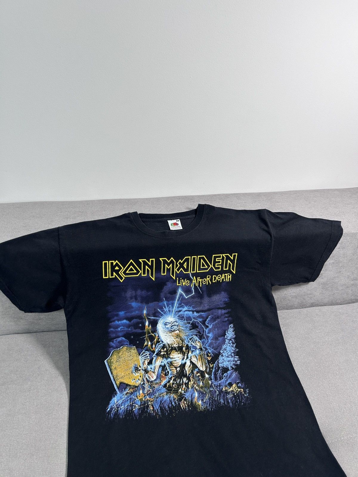 Other Iron Maiden Life After Death Black Vintage Tee Size US M / EU 48-50 / 2 - 4 Thumbnail