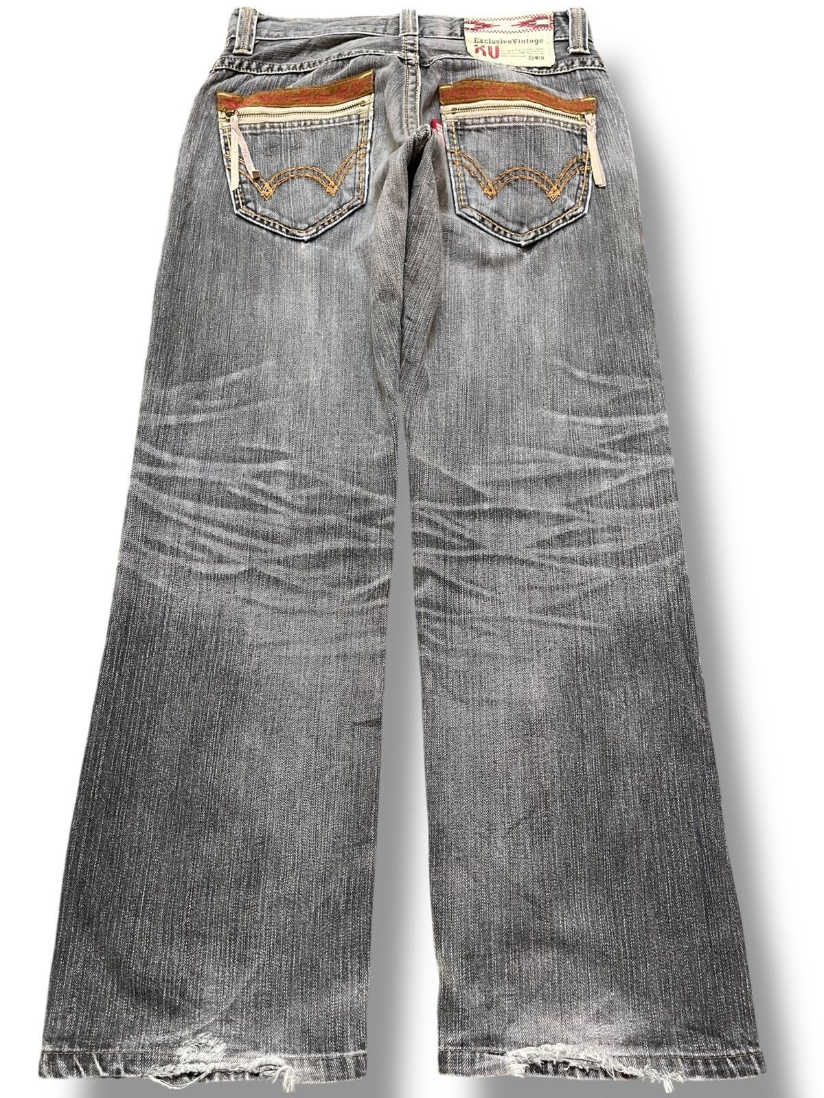 Edwin Vintage Edwin Exclusive Vintage Faded Distressed Denim Size US 30 / EU 46 - 6 Thumbnail