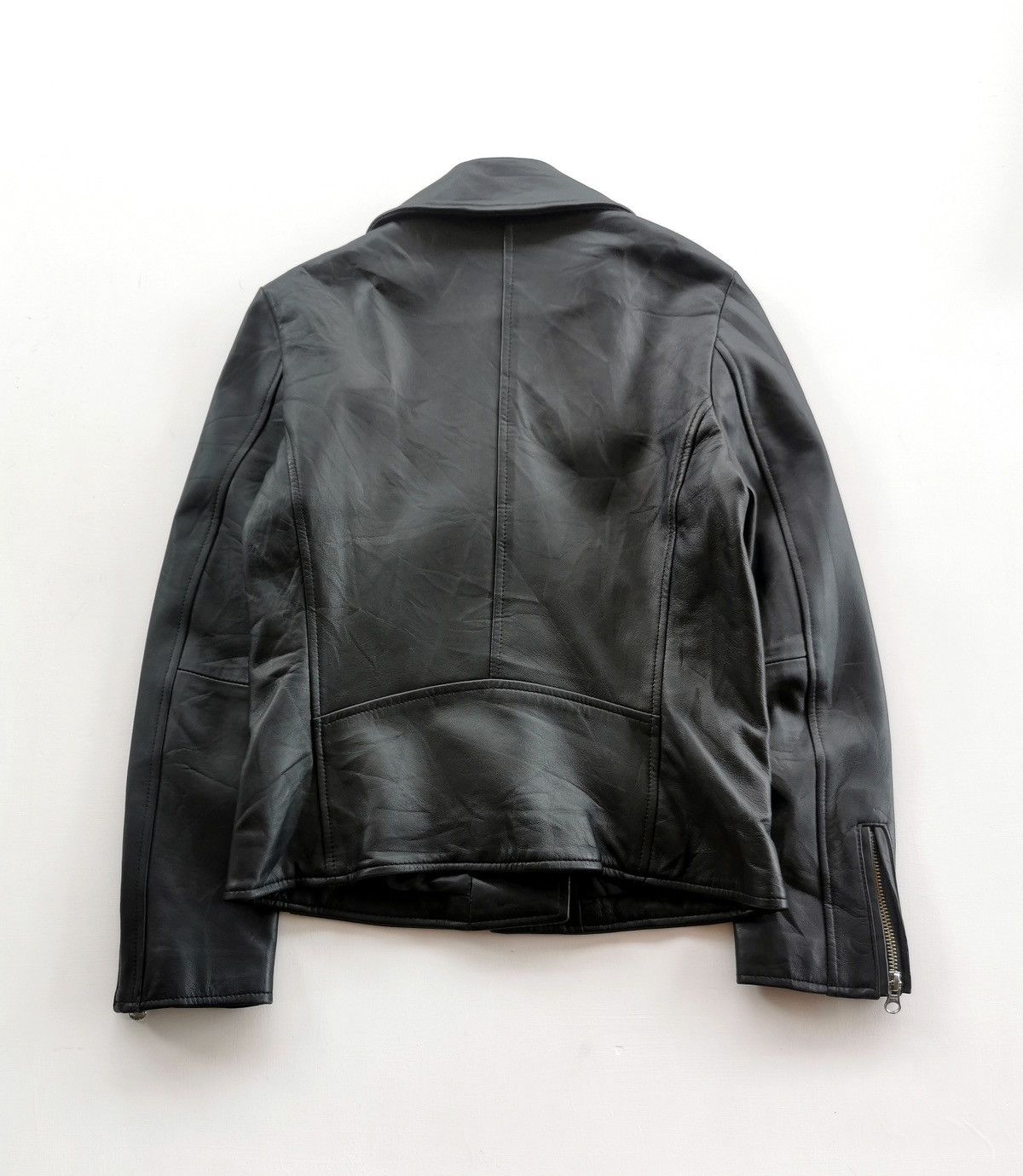 Leather Sheepskin Leather Nano Universe Double Rider Jackets Punk Size XS / US 0-2 / IT 36-38 - 5 Thumbnail