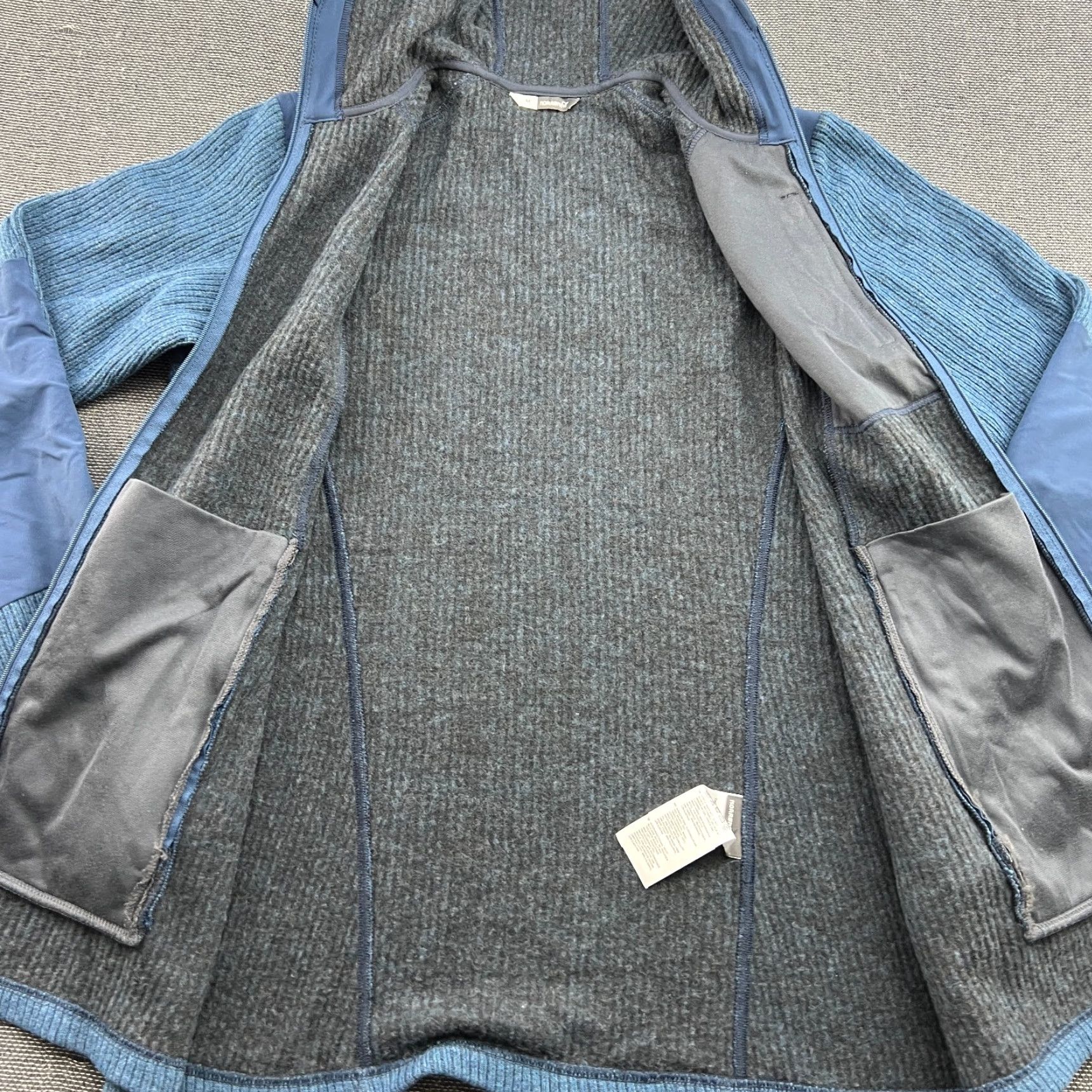 Vintage Norrona Tamok Warm /wool2 Full Zip Up Hood Womens Jacket M Blue Outdoor Size M / US 6-8 / IT 42-44 - 4 Thumbnail