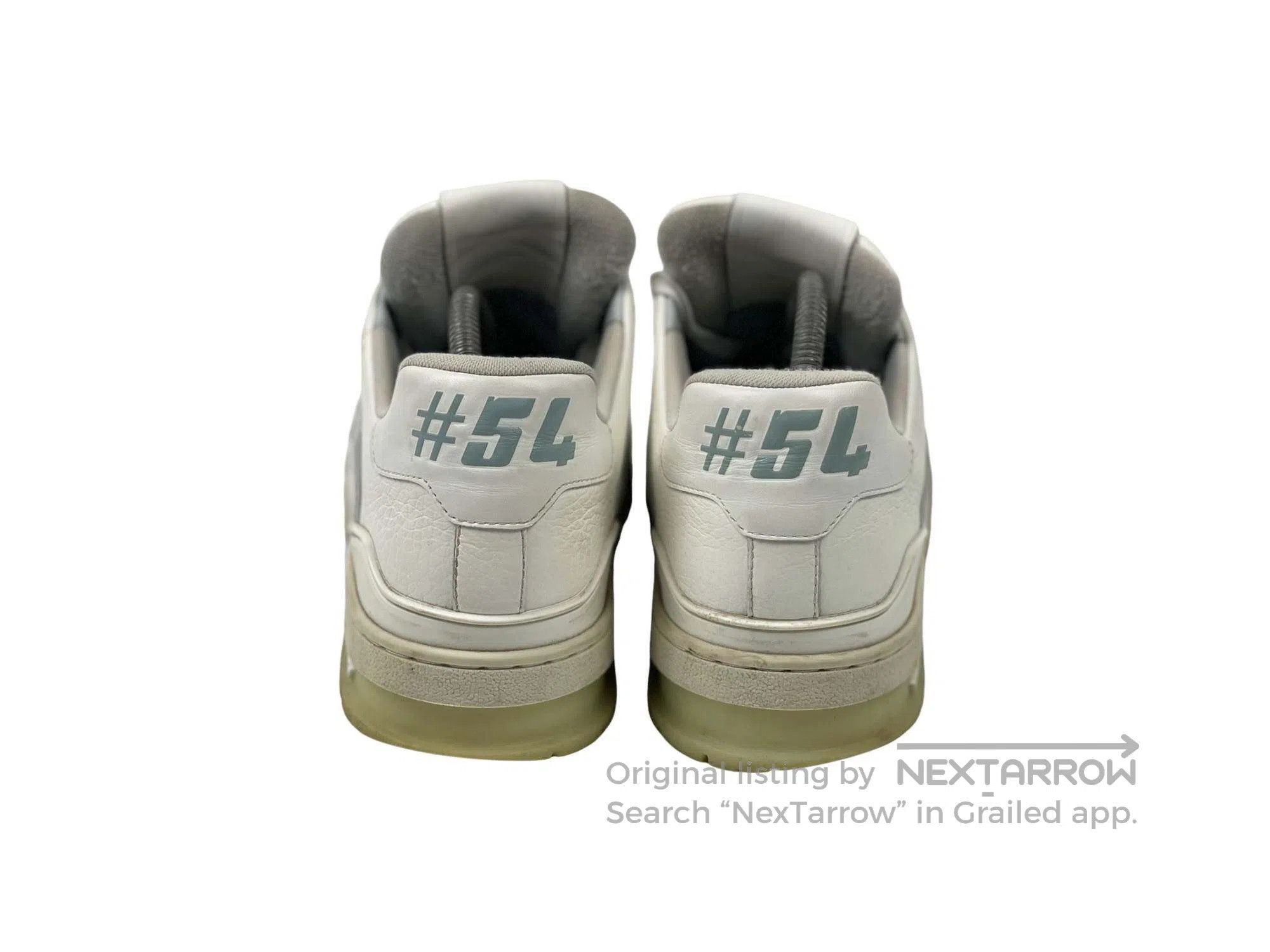 Louis Vuitton Louis Vuitton All White Cement Grey Low-top Casual Shoes Size US 8 / EU 41 - 4 Thumbnail