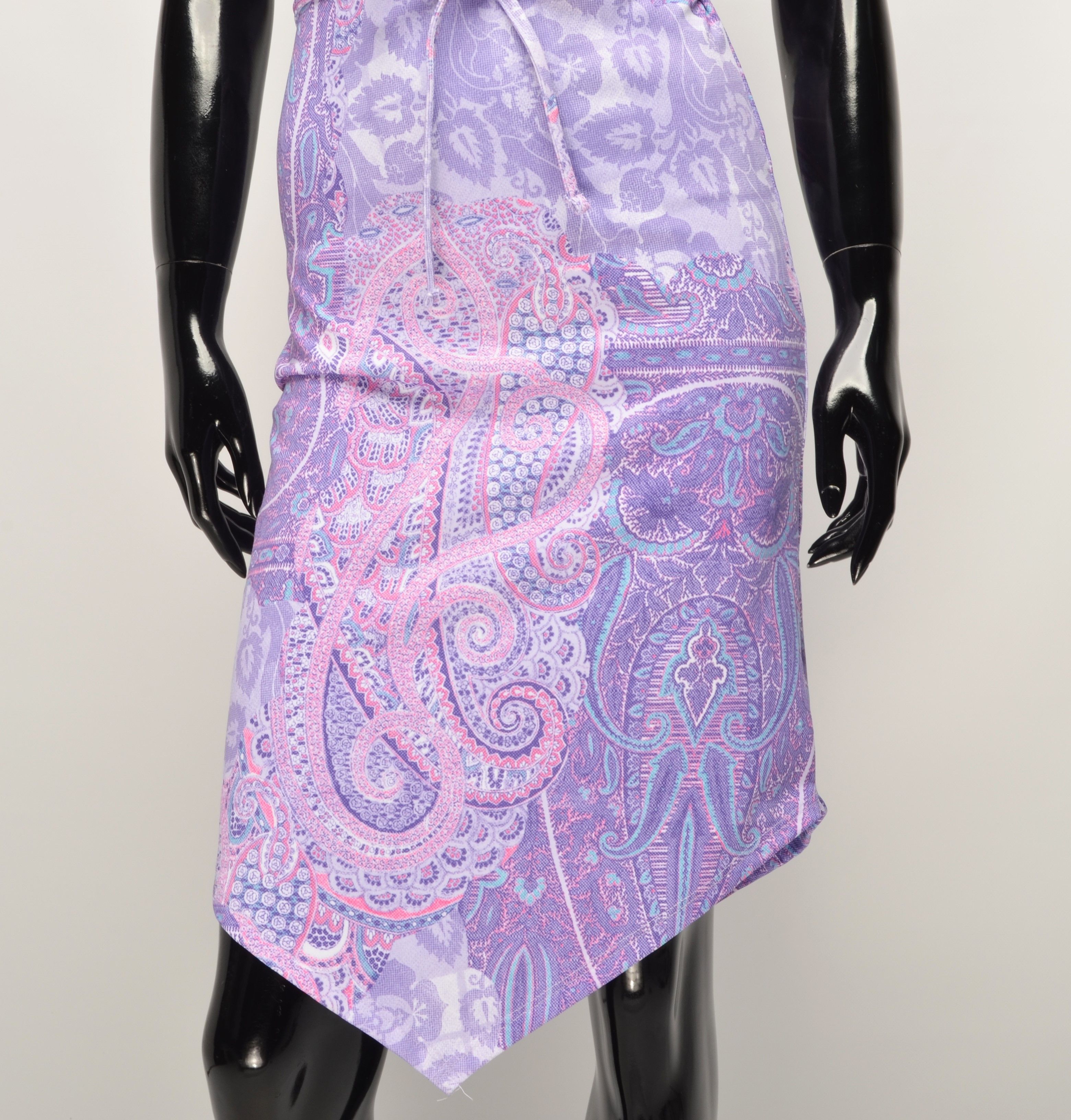 Vintage Vintage Clockhouse Y2K Paisley Boho Purple Dress Size S / US 4 / IT 40 - 3 Thumbnail