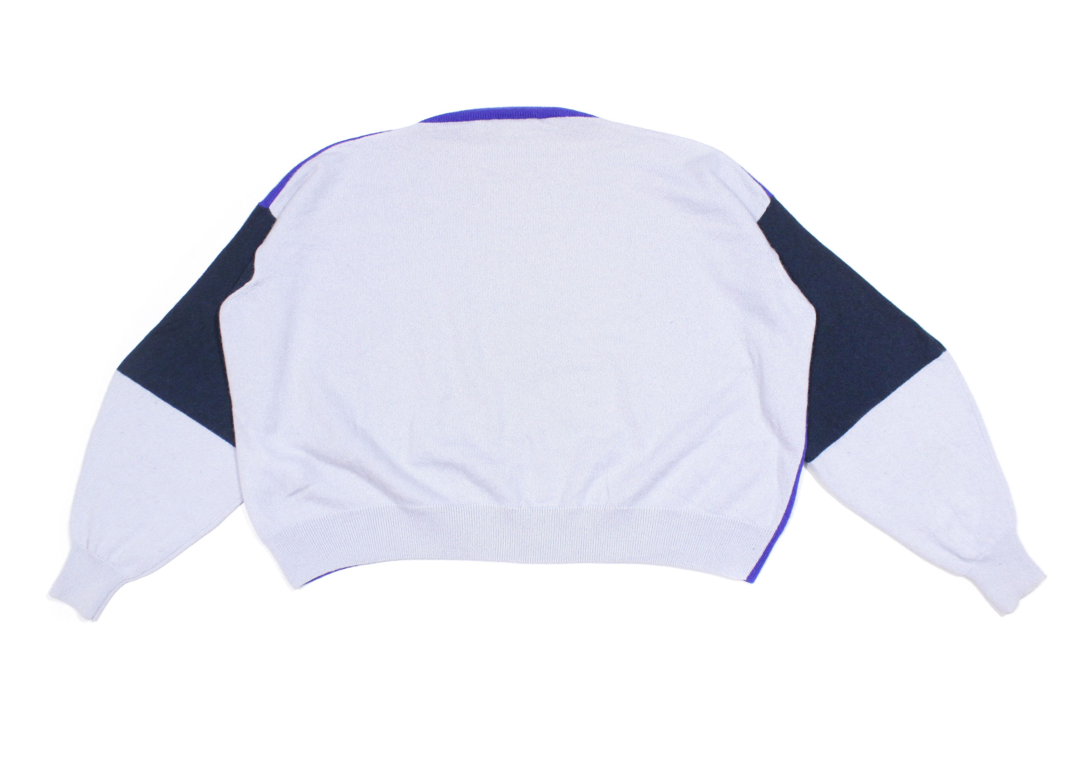 Stella McCartney 2013 Color Blocks Cashmere Baggy Knit Size XS / US 0-2 / IT 36-38 - 3 Thumbnail