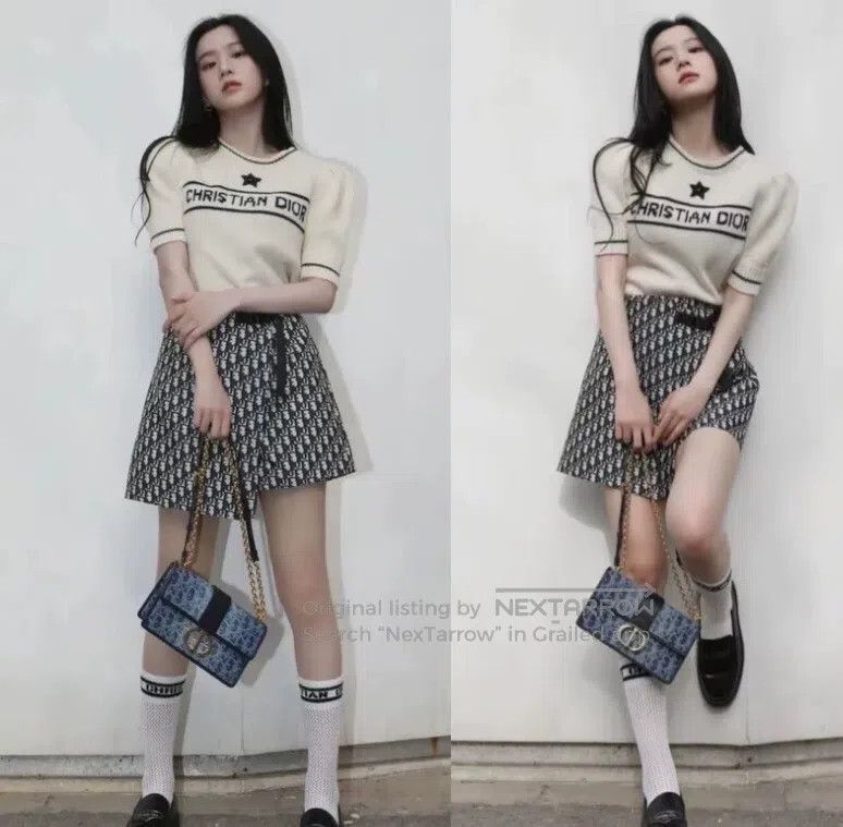 Dior Dior 24 Oblique colour block logo jacquard full-print casu Size 25" / US 0 / IT 36 - 7 Thumbnail