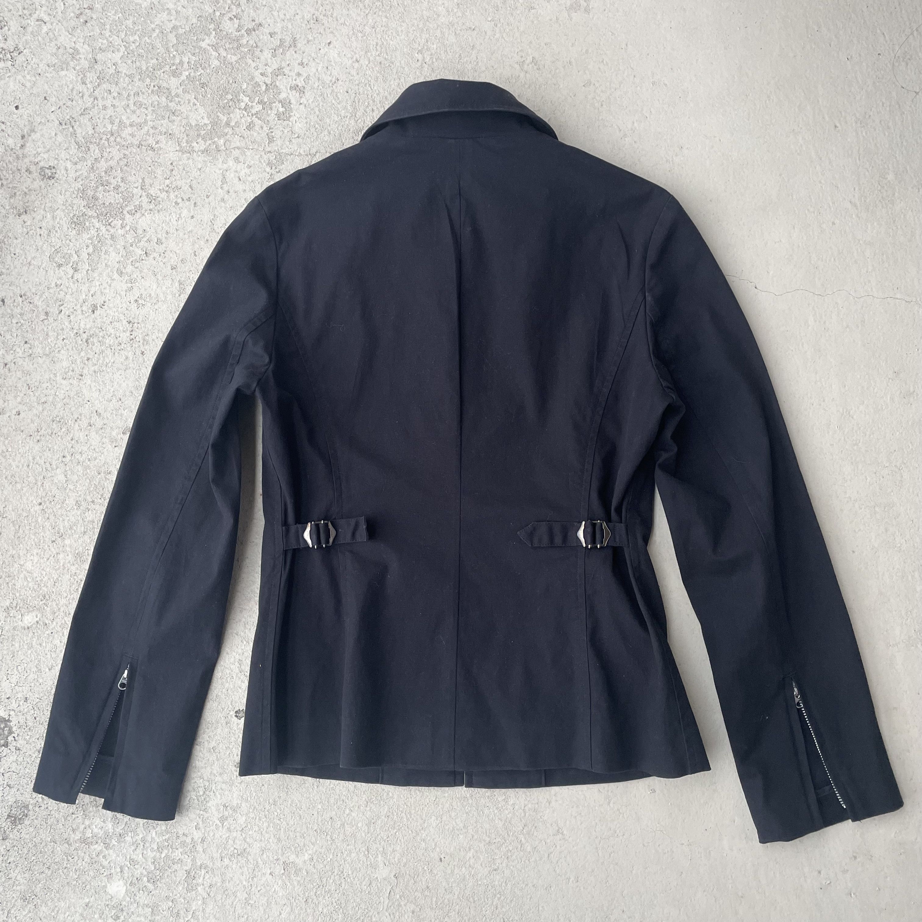 Japanese Brand 00s Japanese Buckle Back Zip Jacket Size US XS / EU 42 / 0 - 2 Thumbnail