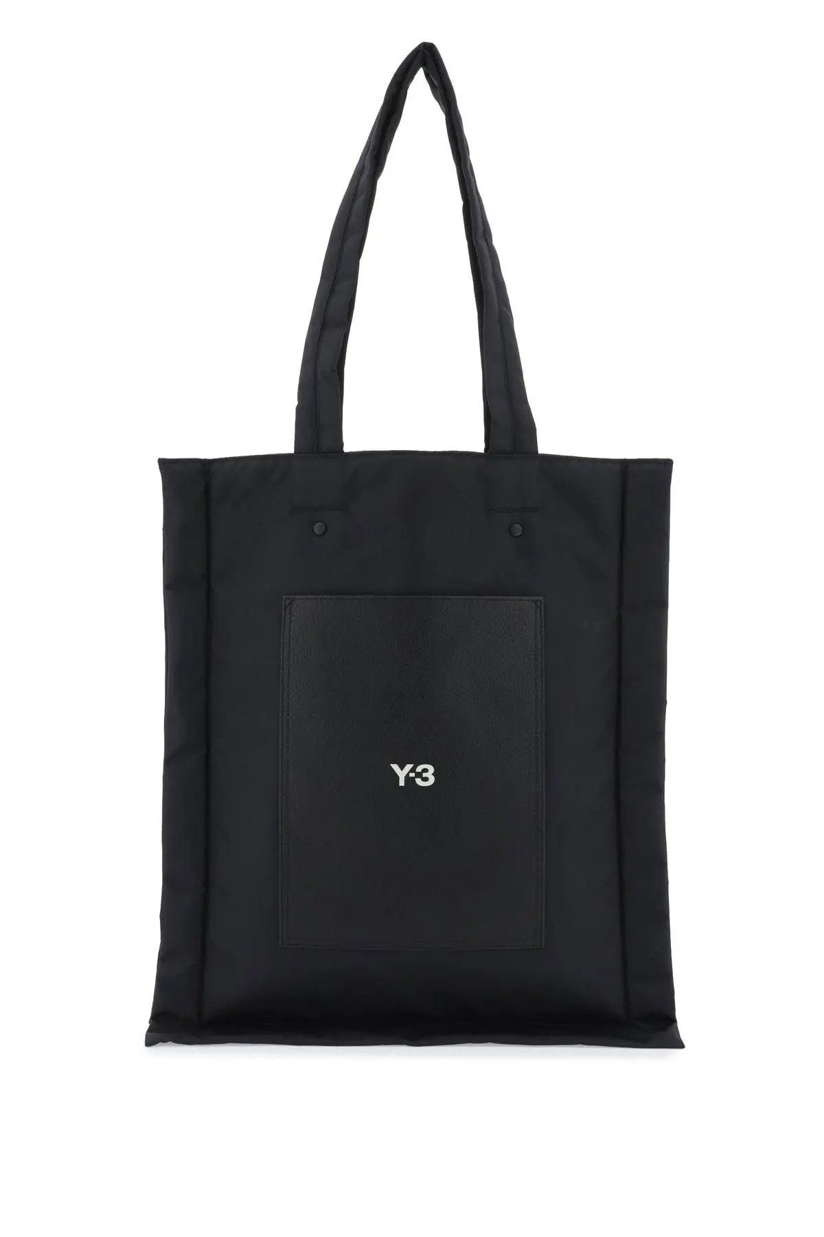 o1s22i1n0224 Nylon Tote Bag in Black