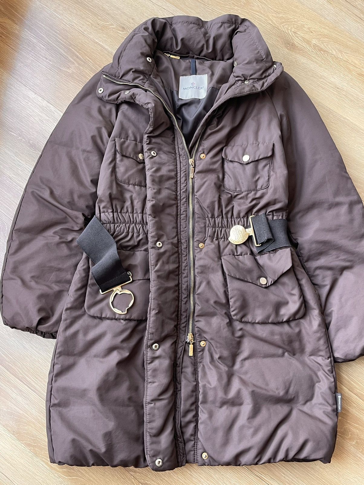 Moncler Moncler Nantes Belted Down Puffer Hooded Jacket Size 3 Size L / US 10 / IT 46 - 4 Thumbnail