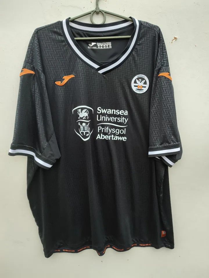 Vintage SWANSEA CITY 2021/22 AWAY FOOTBALL Kit SHIRT SOCCER Size US XXL / EU 58 / 5 - 14 Thumbnail
