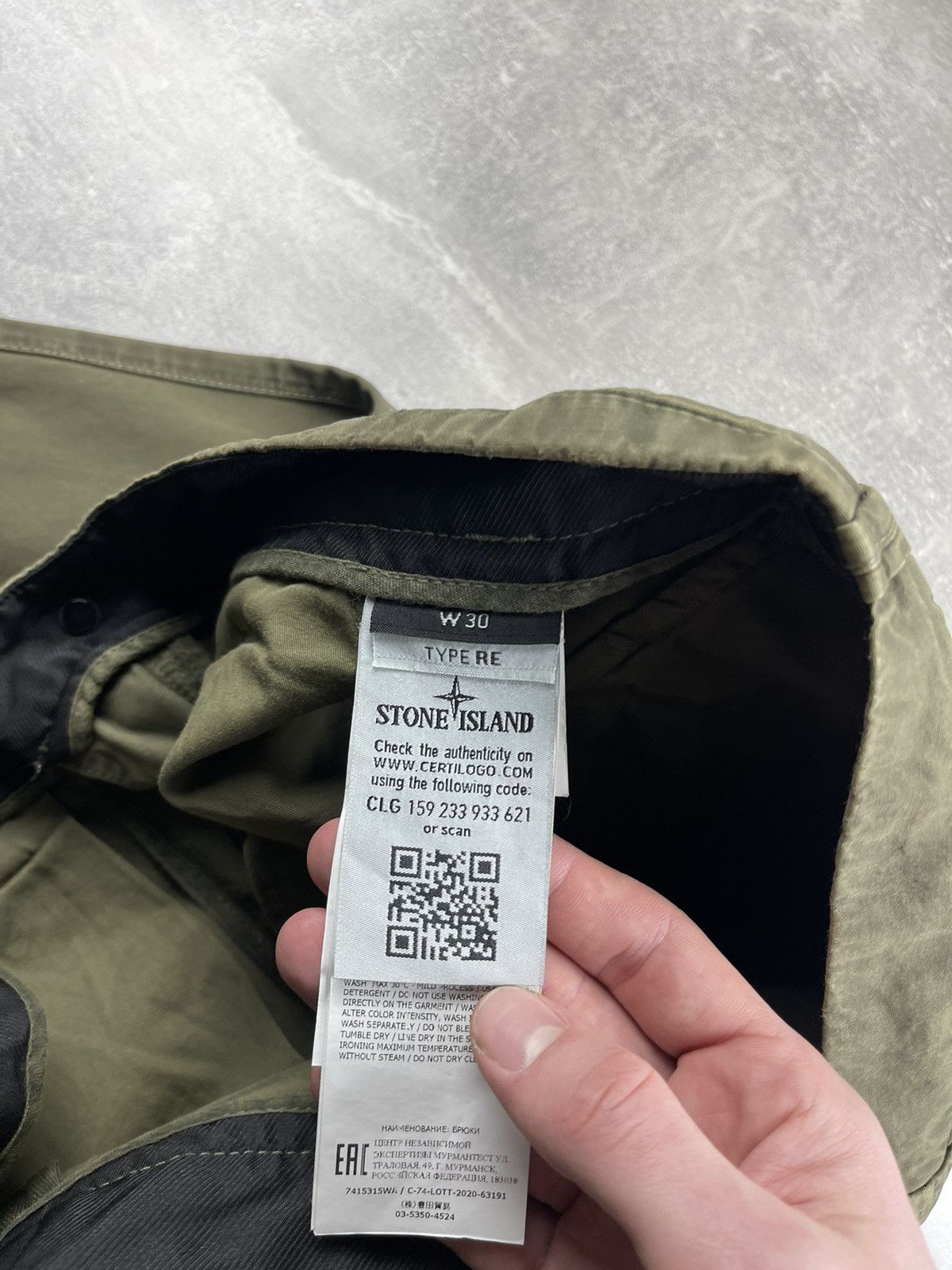 Stone Island Stone Island Type RE Utility Pants Olive Green Size US 30 / EU 46 - 11 Thumbnail
