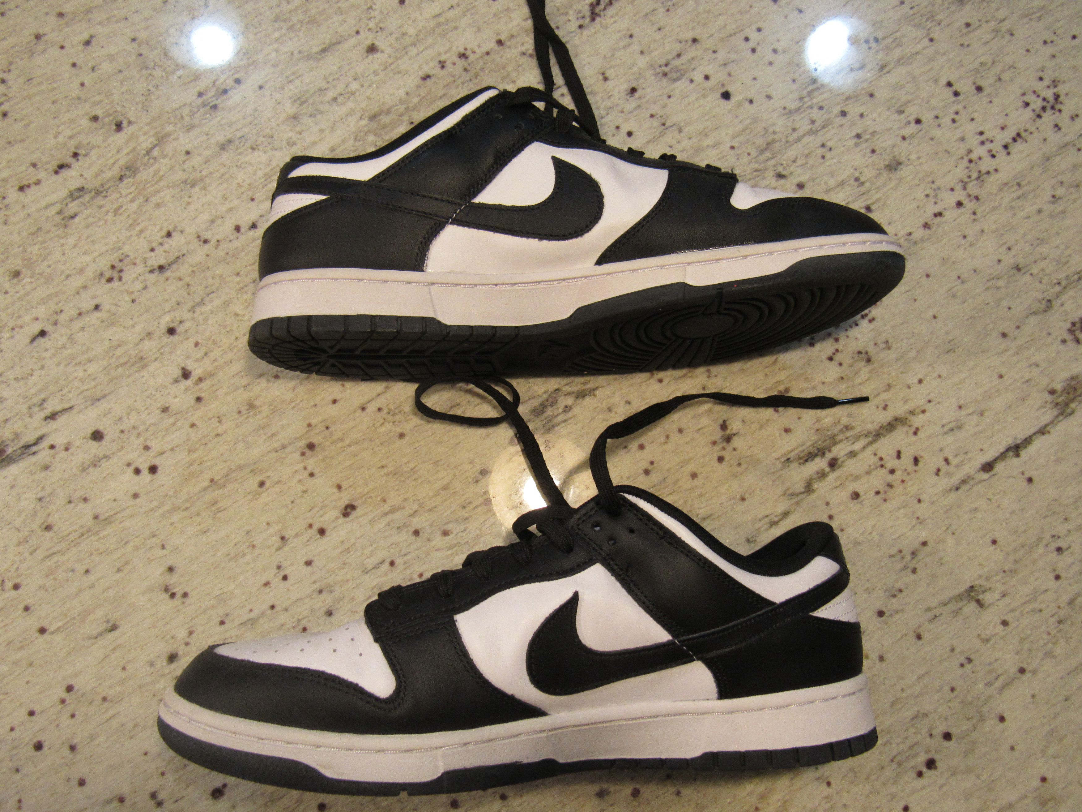 Nike Nike Dunk Low 'Black White' Size US 12.5 / EU 45-46 - 2 Thumbnail