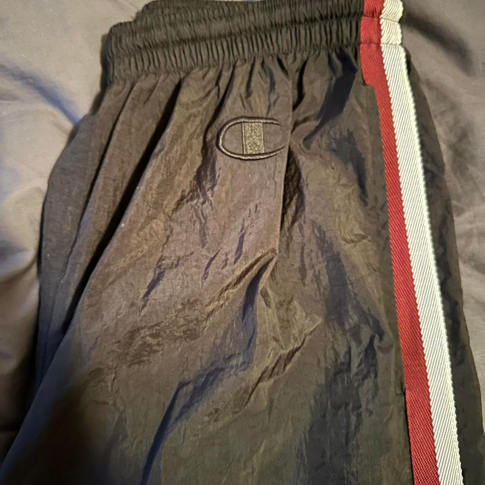 Champion Vintage Y2K Black Champion Track Pants Size L Size US 34 / EU 50 - 2 Thumbnail