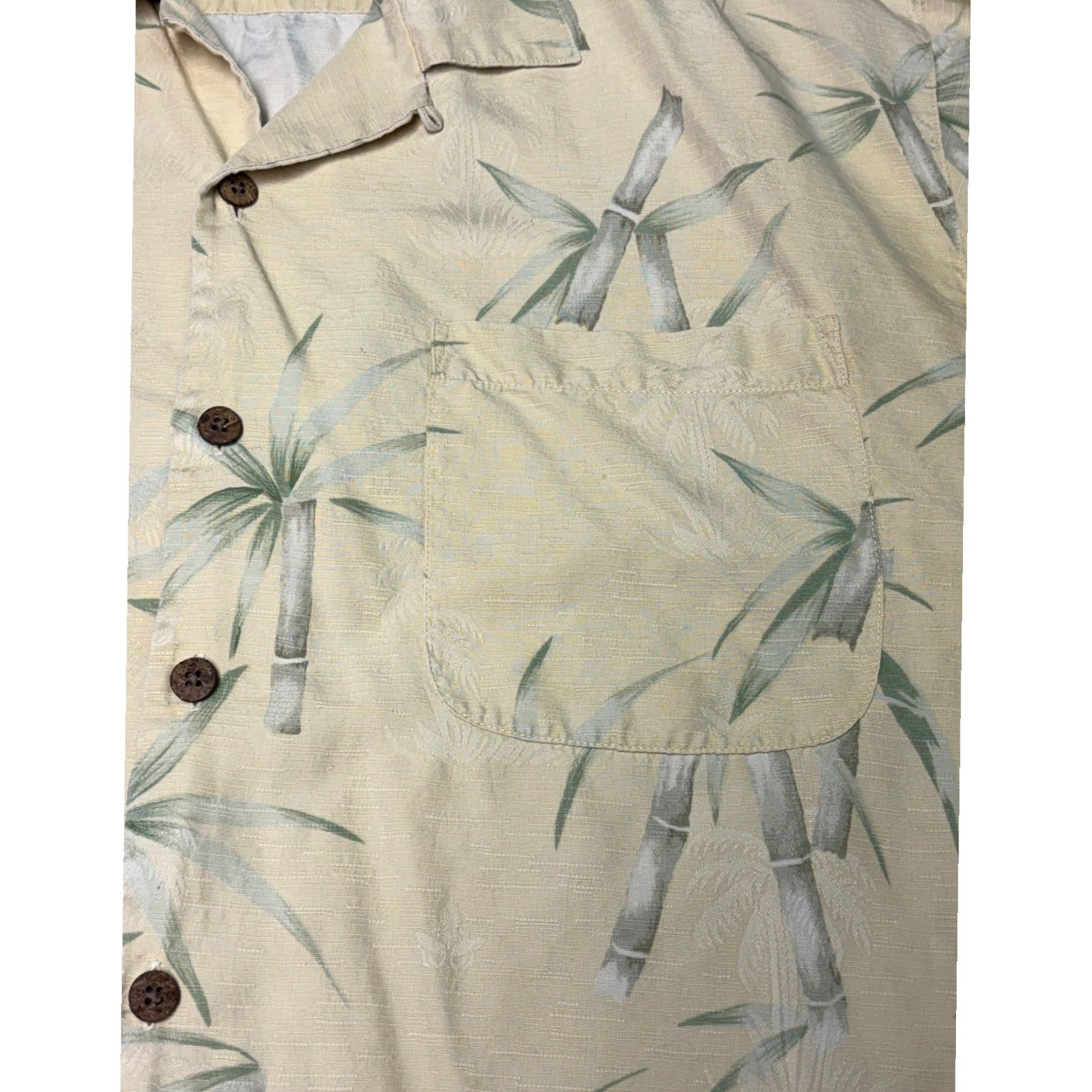 Tommy Bahama VINTAGE Tommy Bahama Mens XL Silk Bamboo Print Short Sleeve Hawaiian Aloha Shirt Size US XL / EU 56 / 4 - 2 Thumbnail