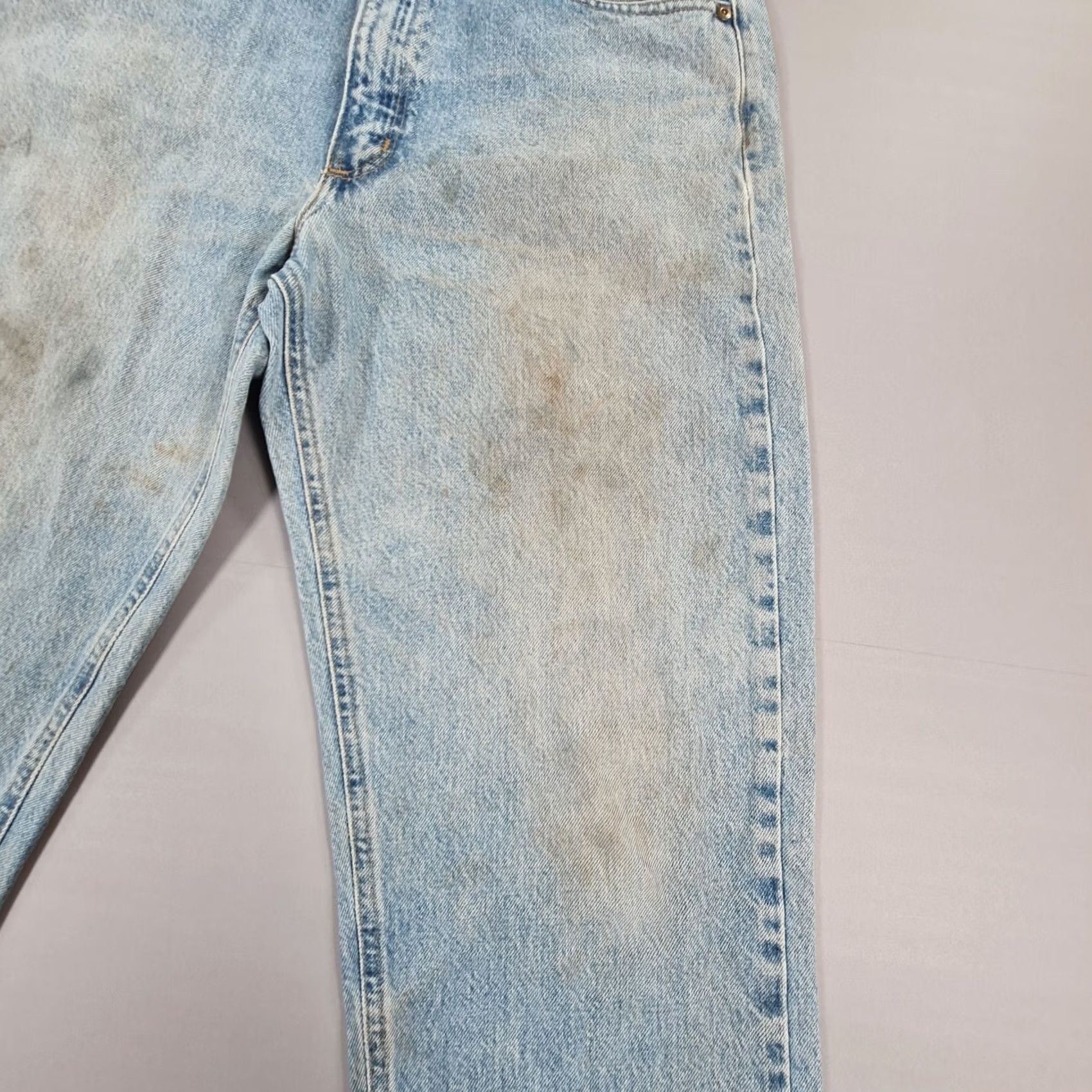 Carhartt Carhartt Jeans Mens Blue W34 L34 Relaxed Tapered Fit Denim Bum 100% Cotton Logo Pocket USA Hipster Retro Vintage N/A Size US 34 / EU 50 - 7 Thumbnail