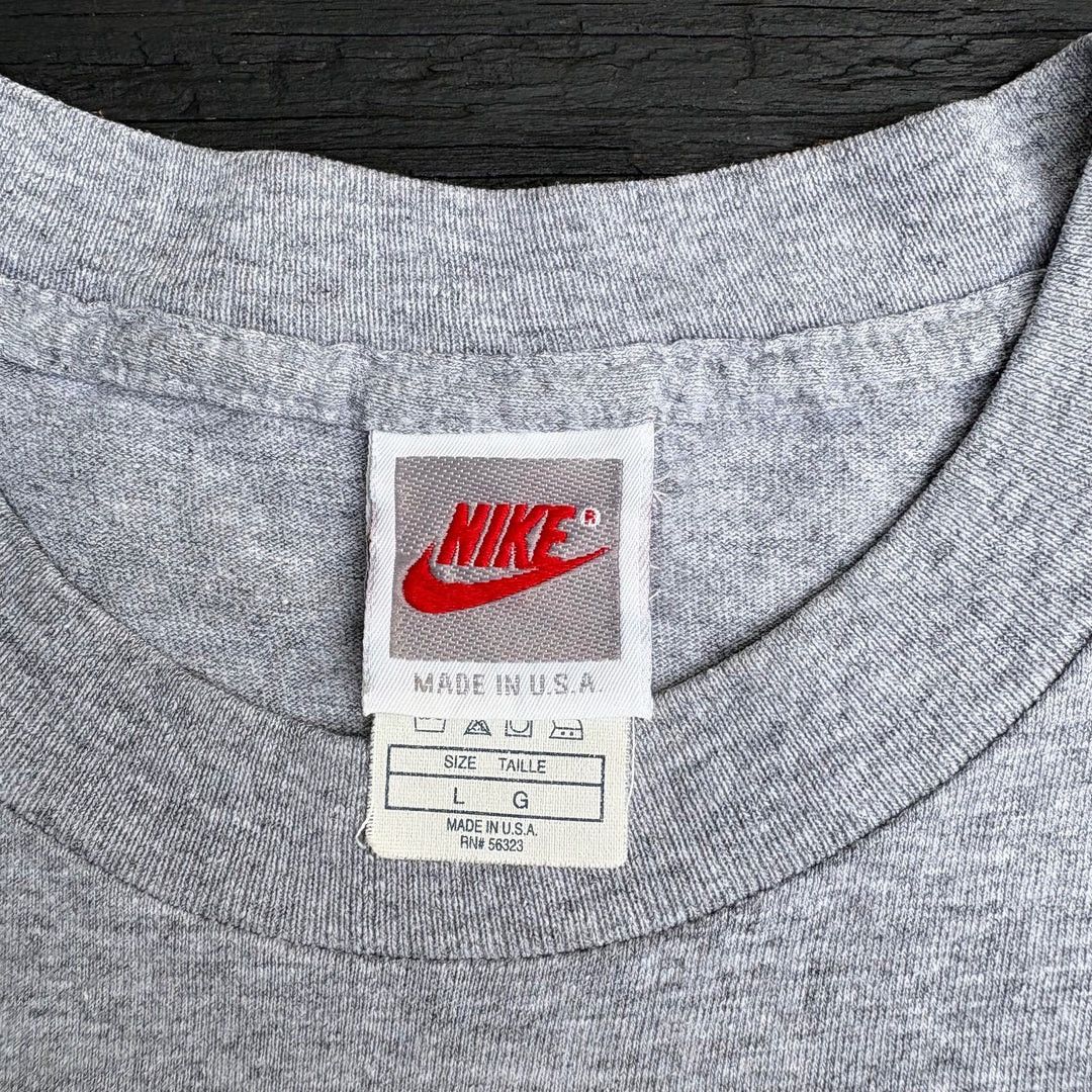 Nike Nike Deion Sanders 1990 90s Vintage USA Made Diamond T-Shirt Size US XL / EU 56 / 4 - 6 Thumbnail