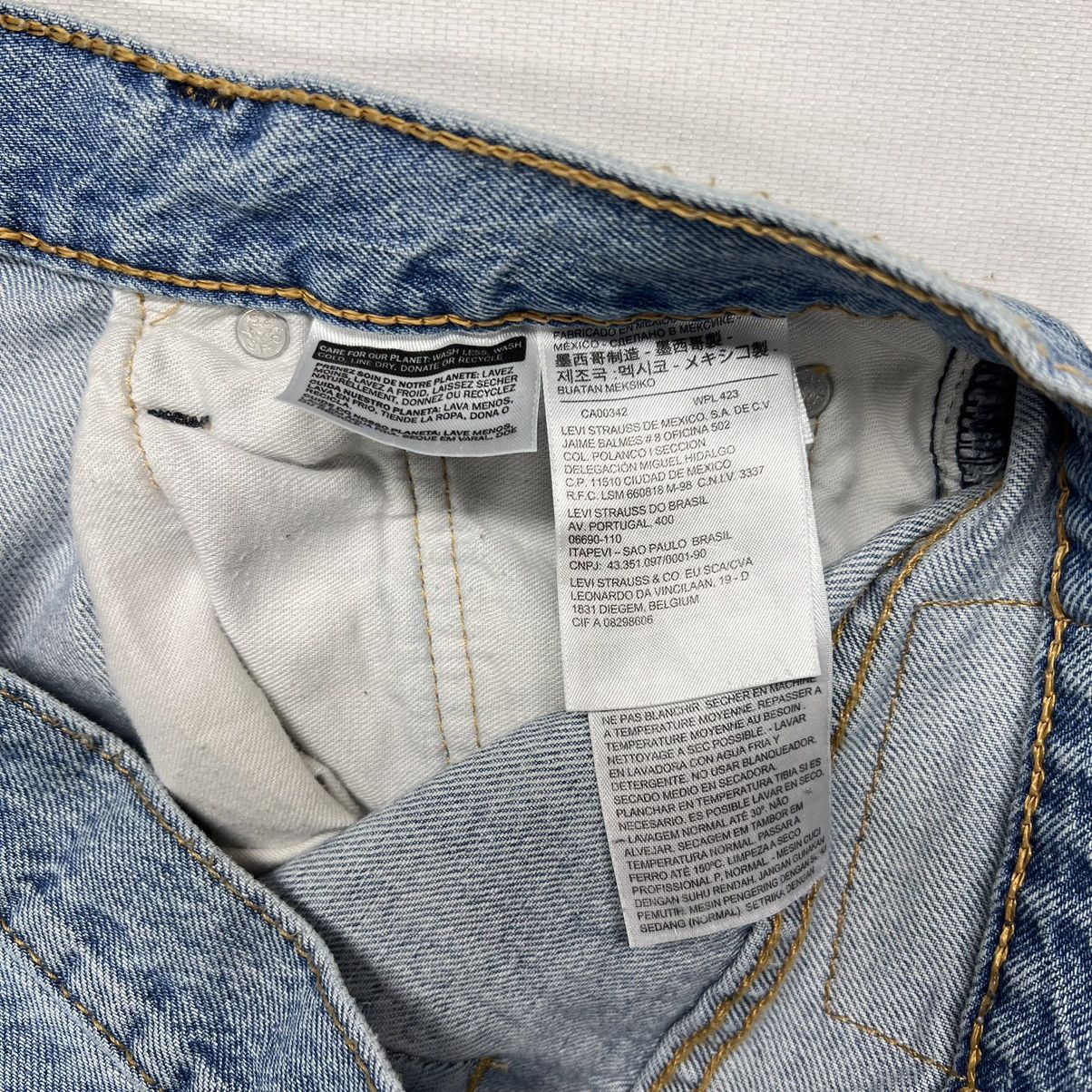 Levi's Levis Jeans Blue 502 Regular Taper Denim Washed Faded Y2K Size US 30 / EU 46 - 10 Thumbnail