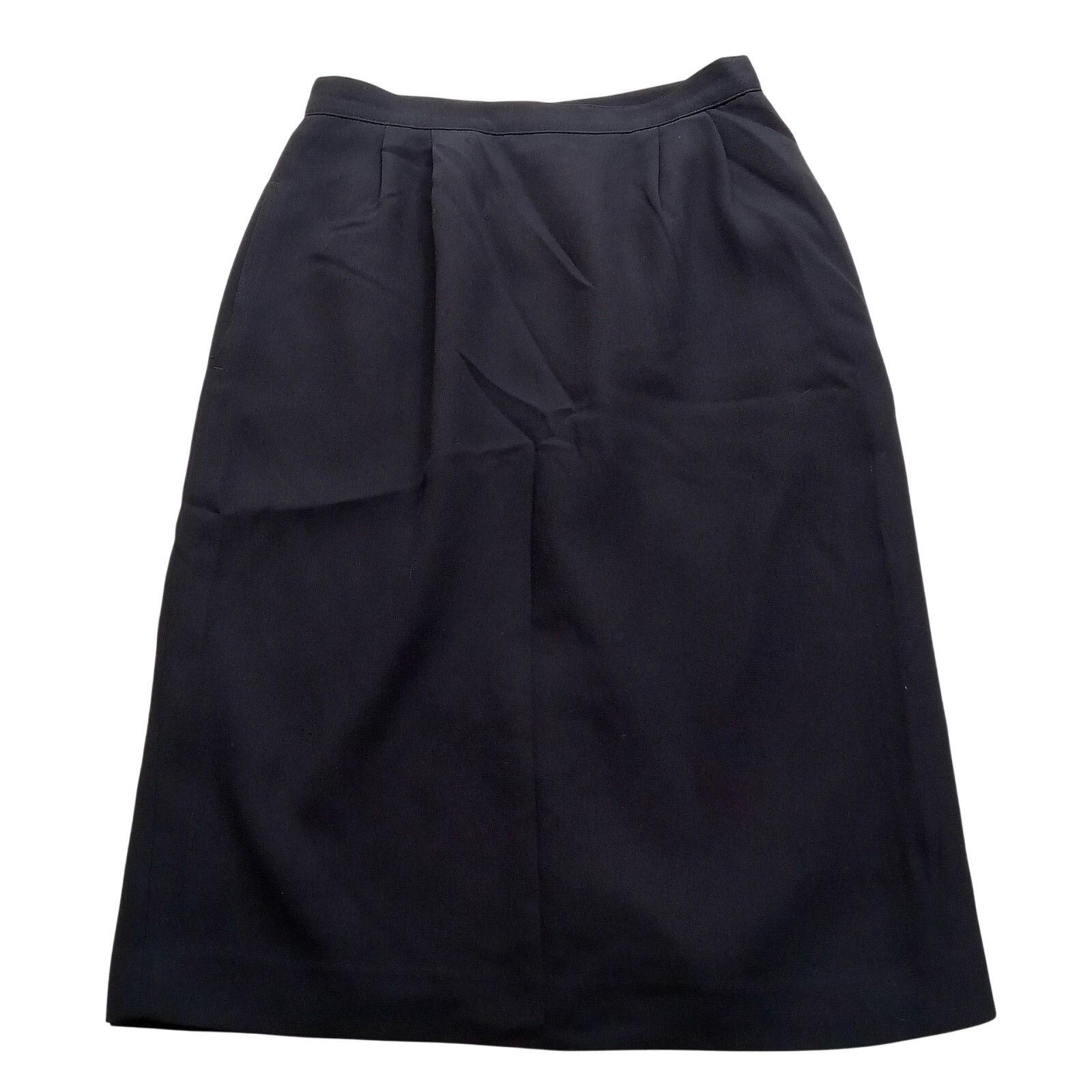 & Other Stories Women's Career Suit Skirt 4 Straight Back Zip Lined Navy Size 28" / US 6 / IT 42 - 1 Thumbnail