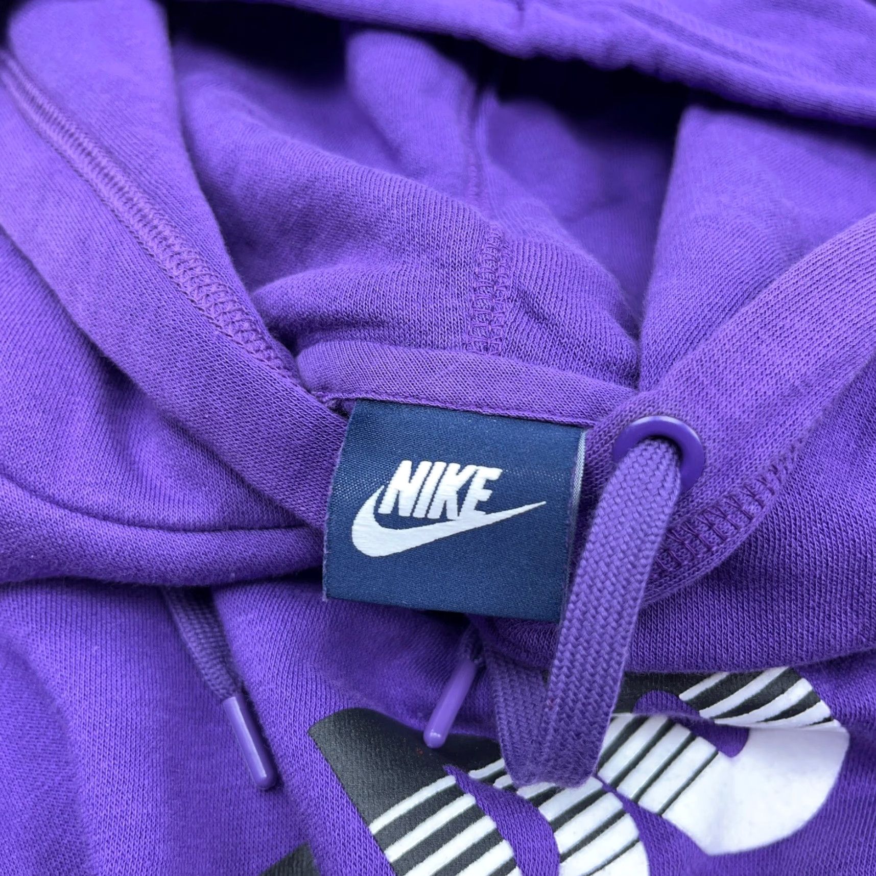 Nike Nike Hoodie Women L Purple Sweatshirt Ladies Just Do It Logo Pullover Activewear Casual All Seasons Graphic Print Hooded? Size L / US 10 / IT 46 - 5 Thumbnail