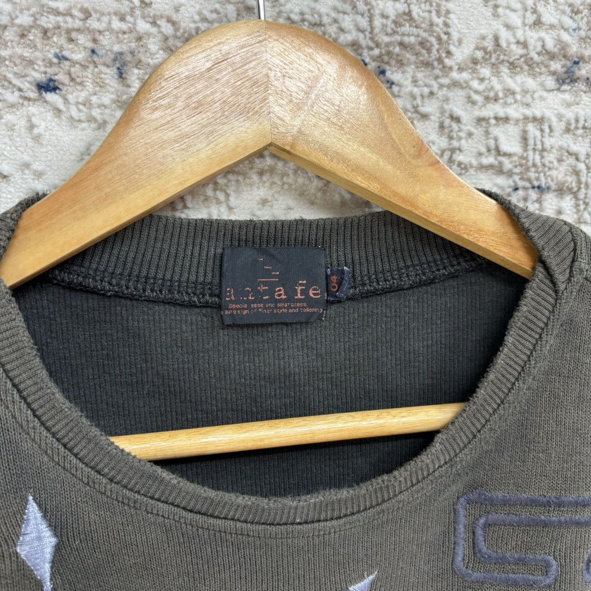 Japanese Brand × Vintage Vintage Distressed Santa Fe Embroidered Logo Sweatshirt Size US L / EU 52-54 / 3 - 3 Thumbnail