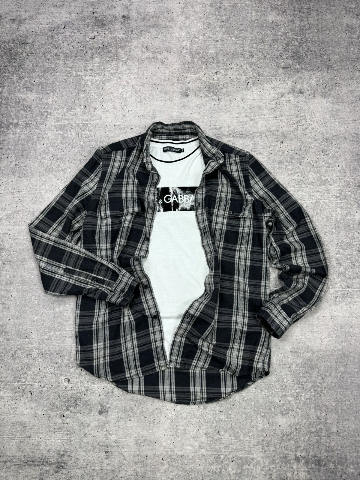 Flannel Vintage Y2K Plaid Flannel Checkered Shirt Travis Scott Style Size US S / EU 44-46 / 1 - 1 Thumbnail