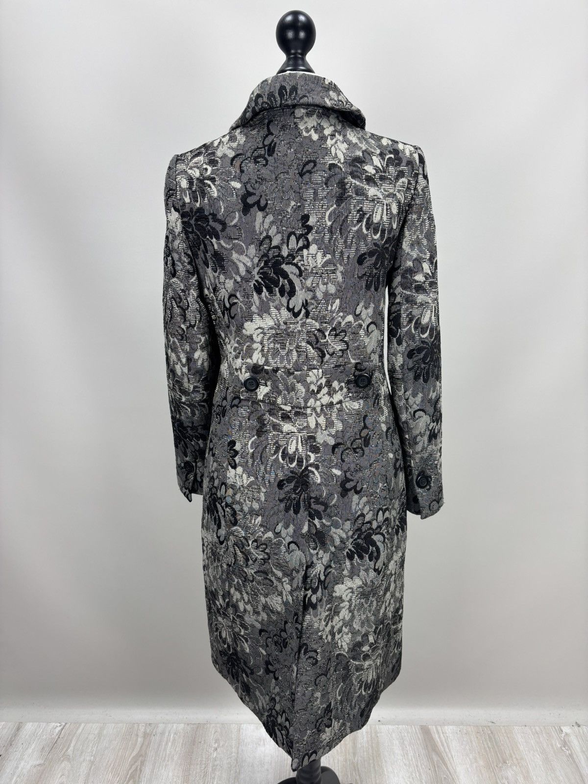 Laura Ashley Womens coat Laura Ashley Size 38 Color Black/Gray Size S / US 4 / IT 40 - 7 Thumbnail