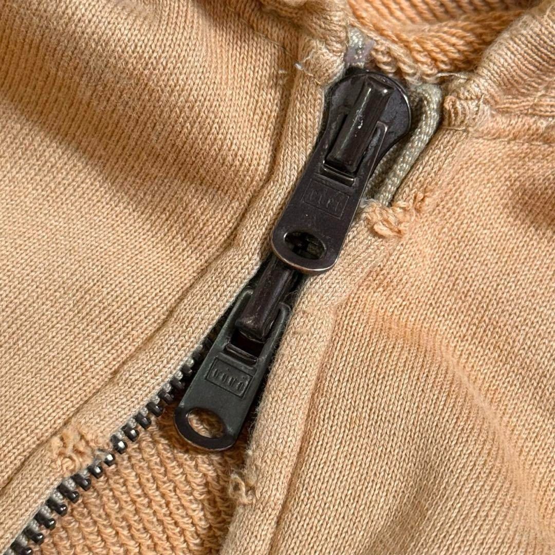 Number (N)ine NUMBER (N)INE 05AW Distressed Zip-Up Hoodie Brown Size XL Size US XL / EU 56 / 4 - 8 Thumbnail