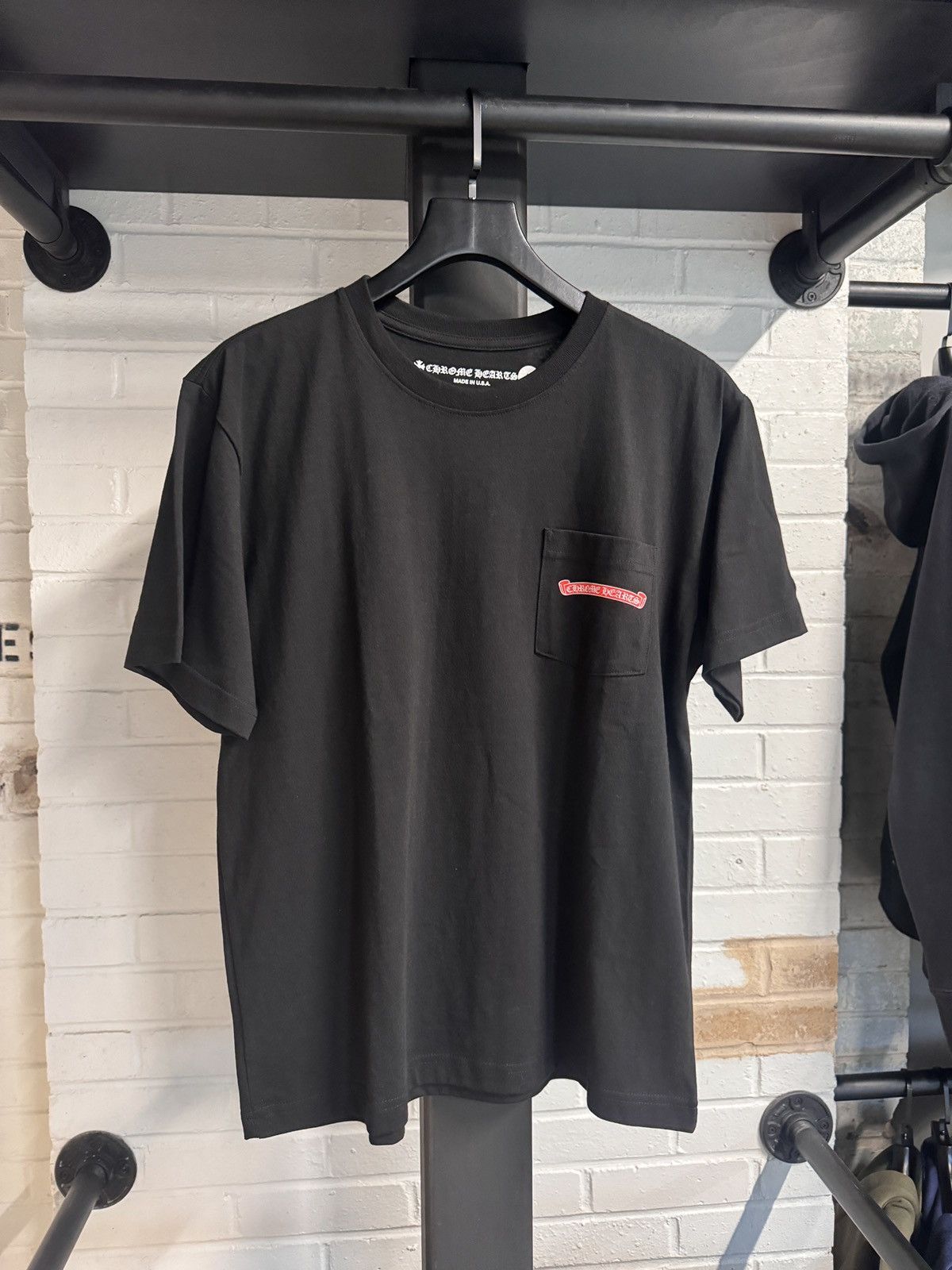 image of Chrome Hearts Matty Boy Stay Fast Tee Black, Men's (Size Large)