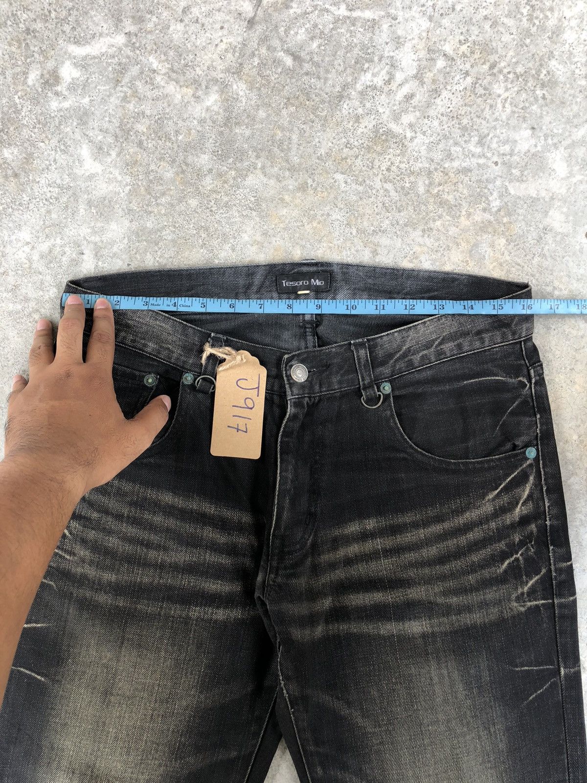 If Six Was Nine Japanese Tesoro Flared Jeans Distressed Jeans Size US 32 / EU 48 - 19 Thumbnail